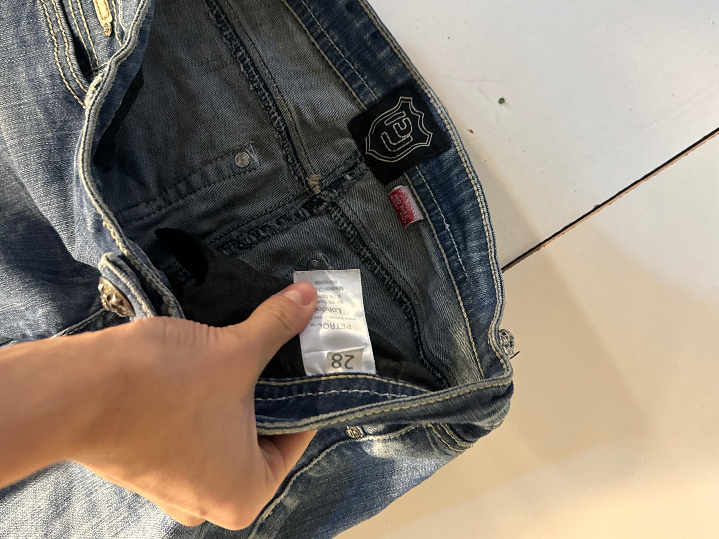 Lågmidjade jeans stl: