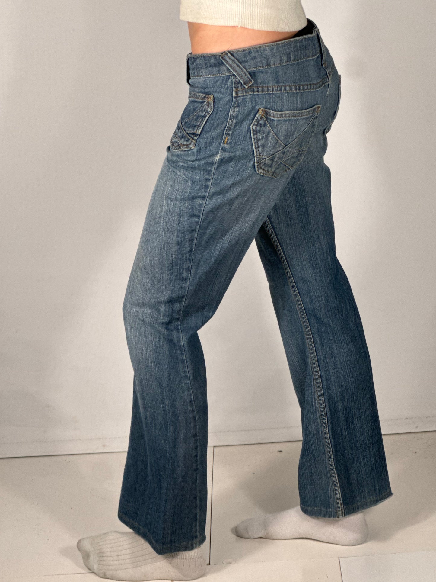 Lågmidjade jeans stl: S