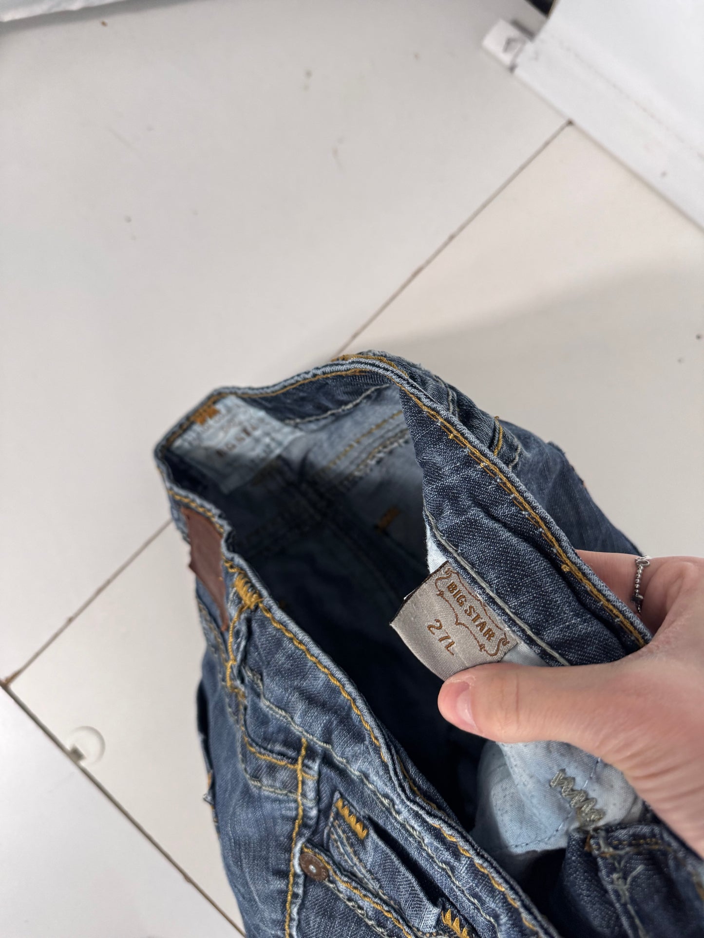 Lågmidjade jeans stl: XS