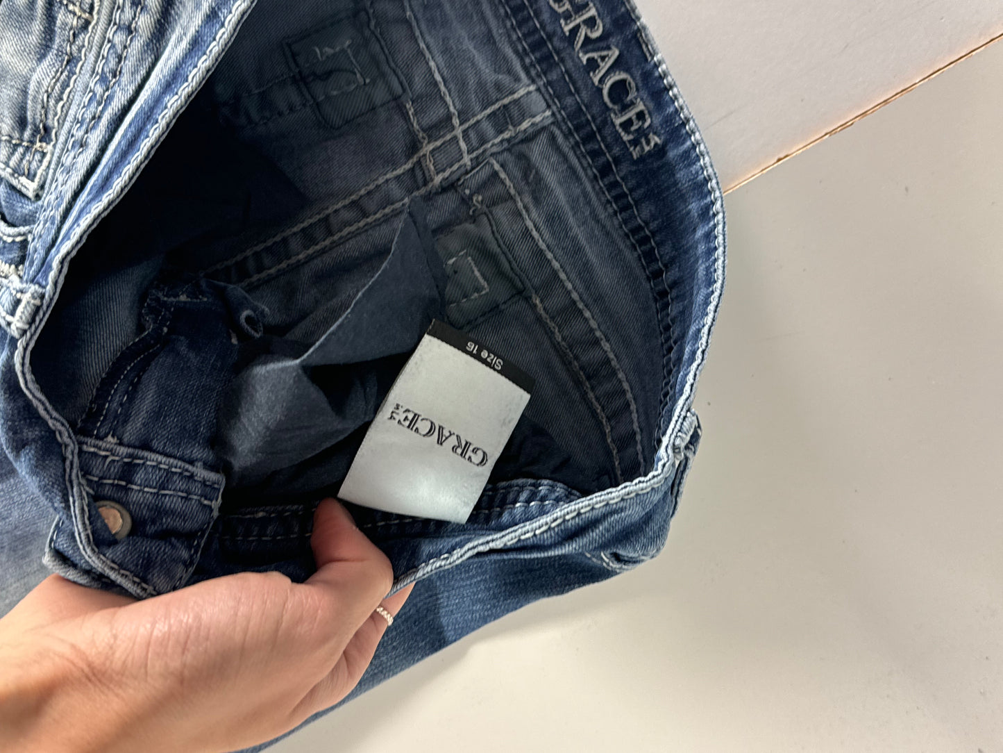 Lågmidjade jeans stl: XXS