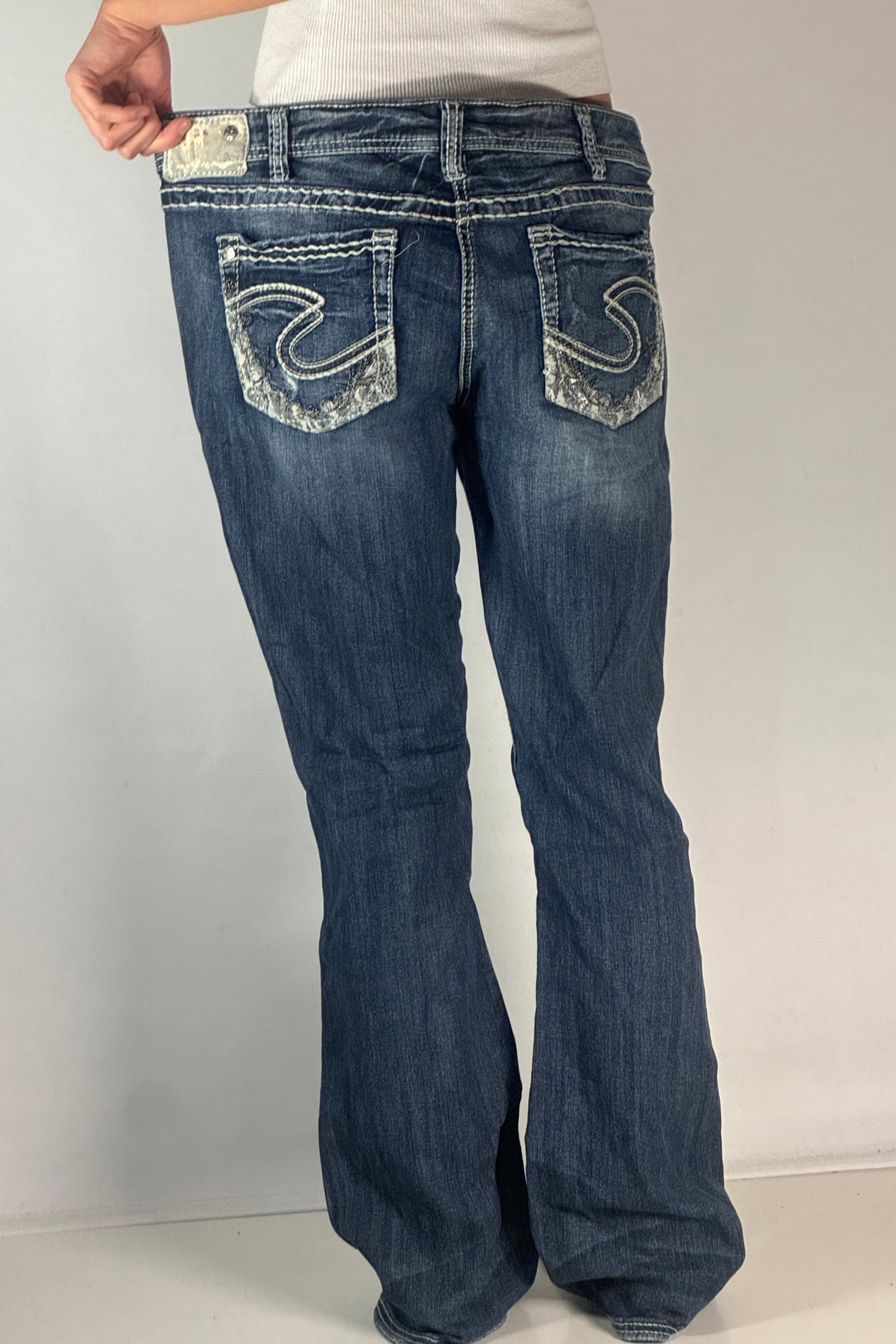 Lågmidjade jeans stl: L