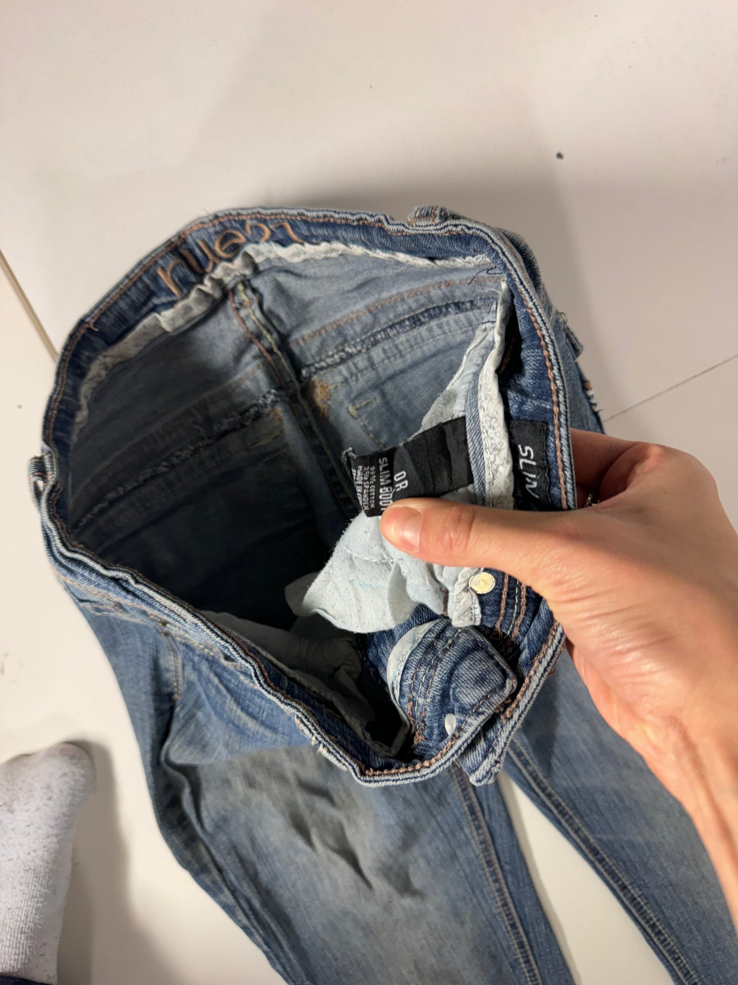 Lågmidjade jeans stl: XXS