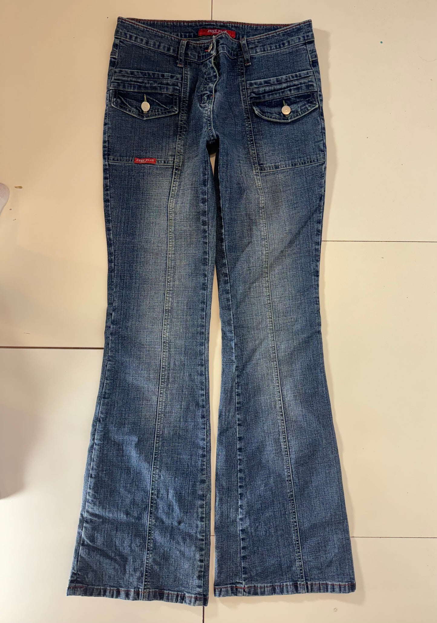 Lågmidjade jeans stl: S