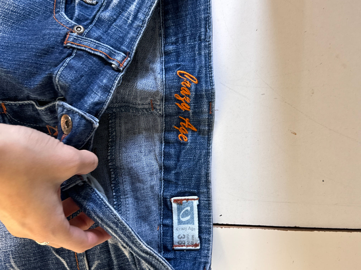 Lågmidjade jeans stl: XS