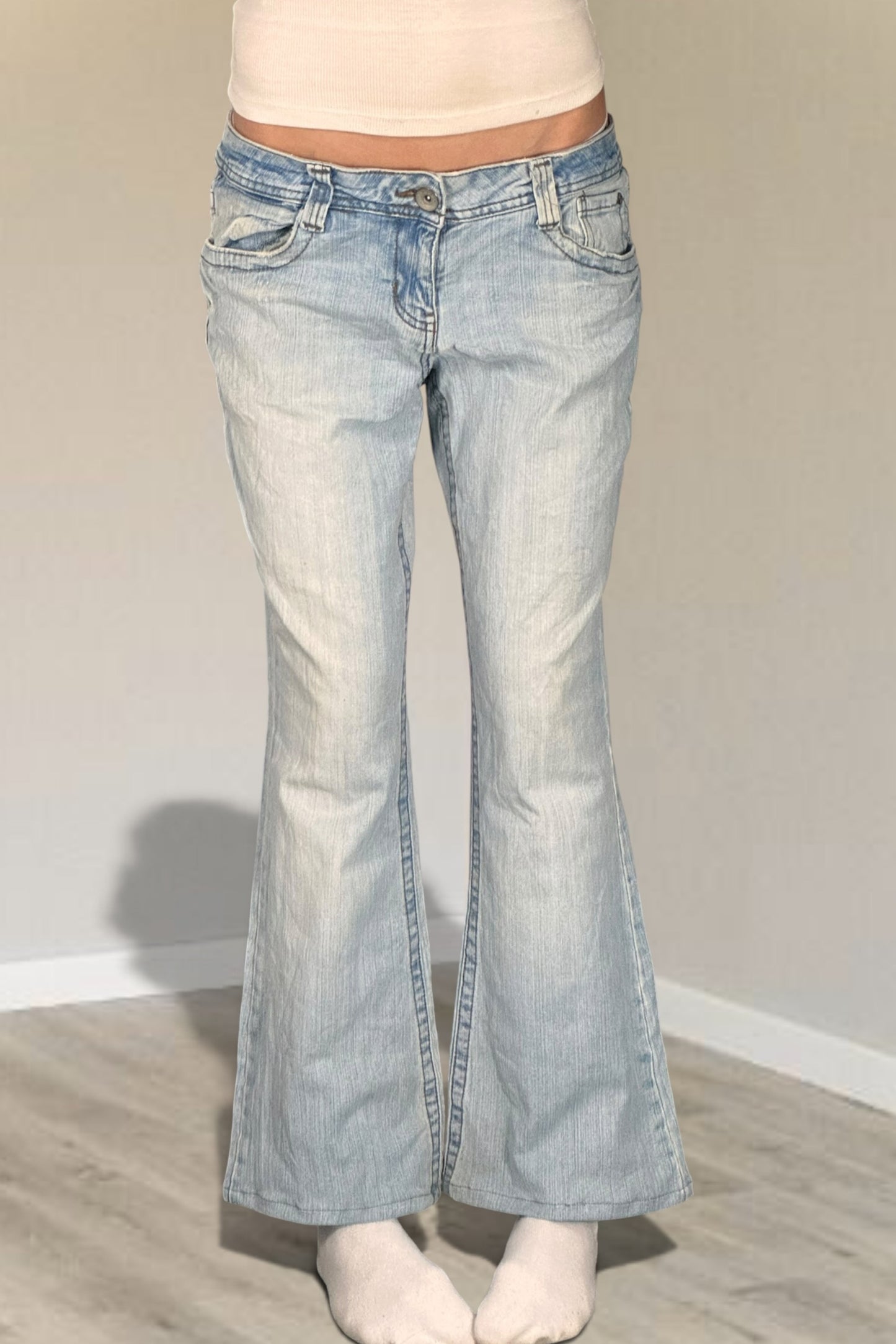 Lågmidjade jeans stl: M