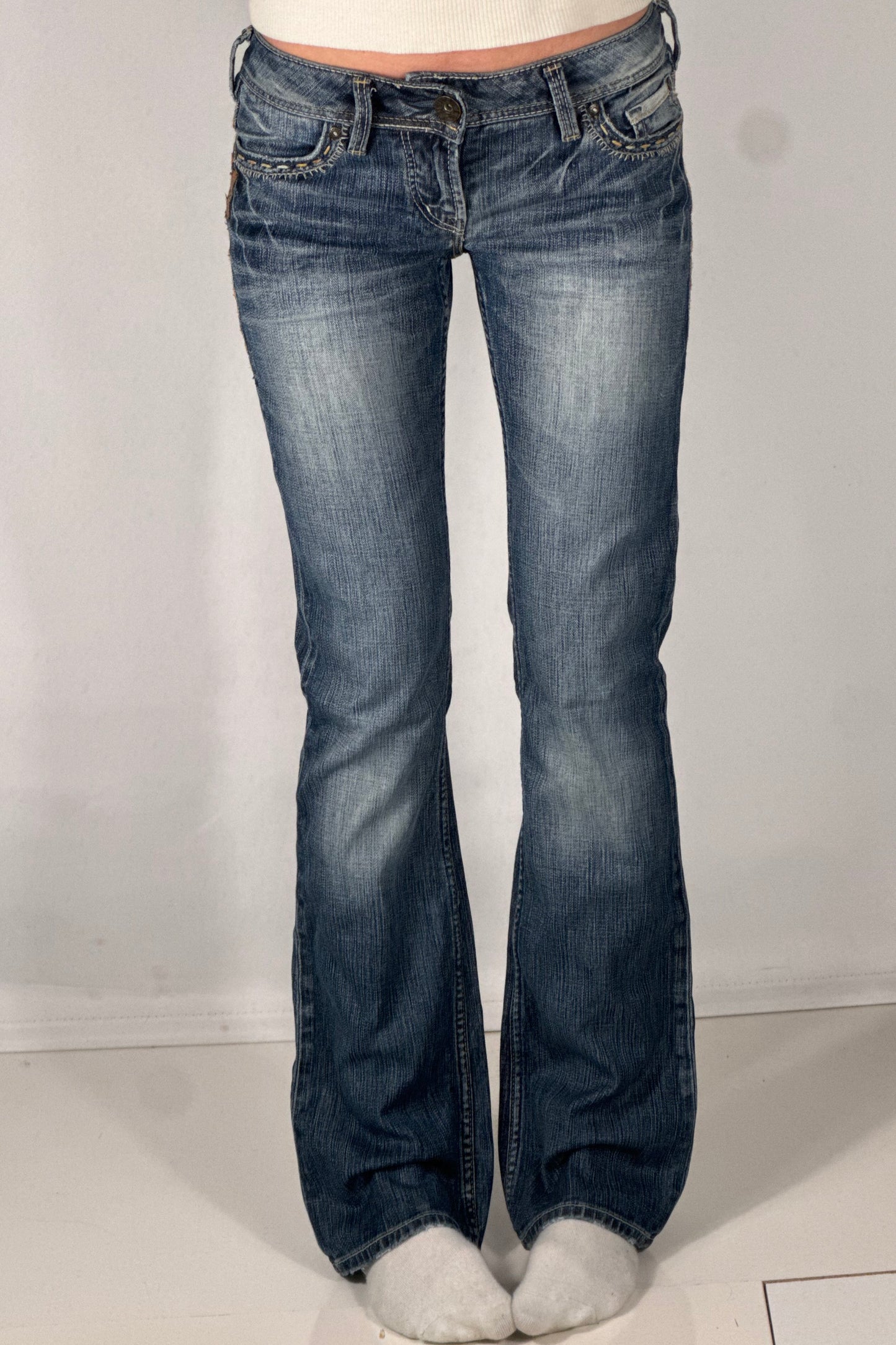 Lavtaljede jeans str: XS