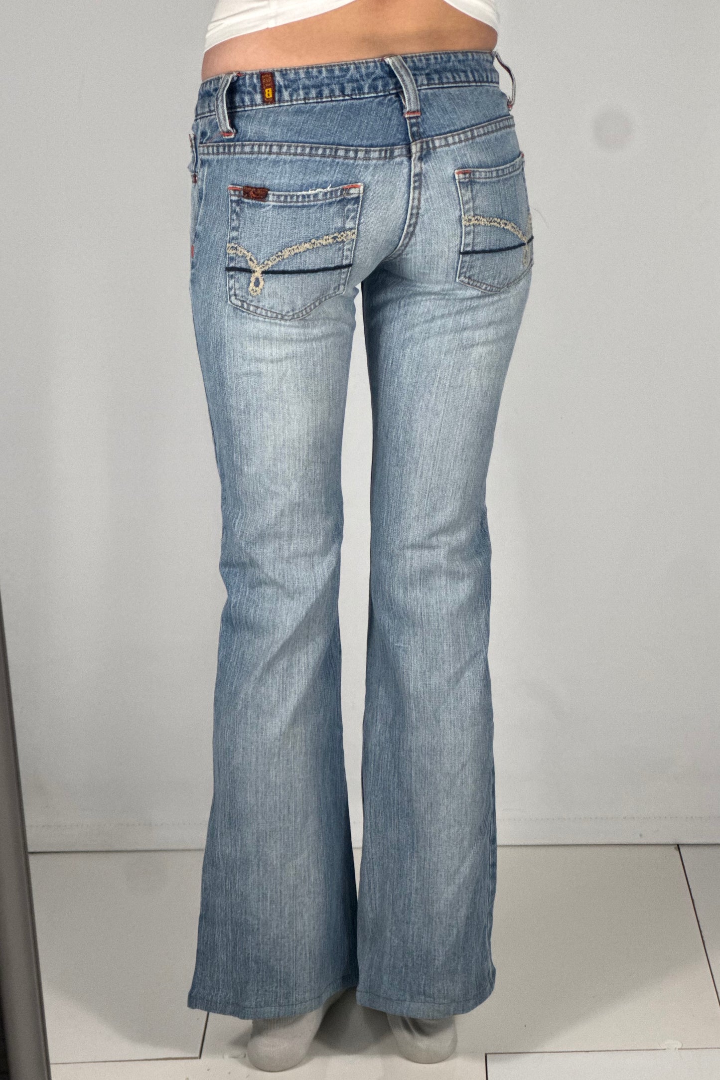Lågmidjade jeans stl: XXS
