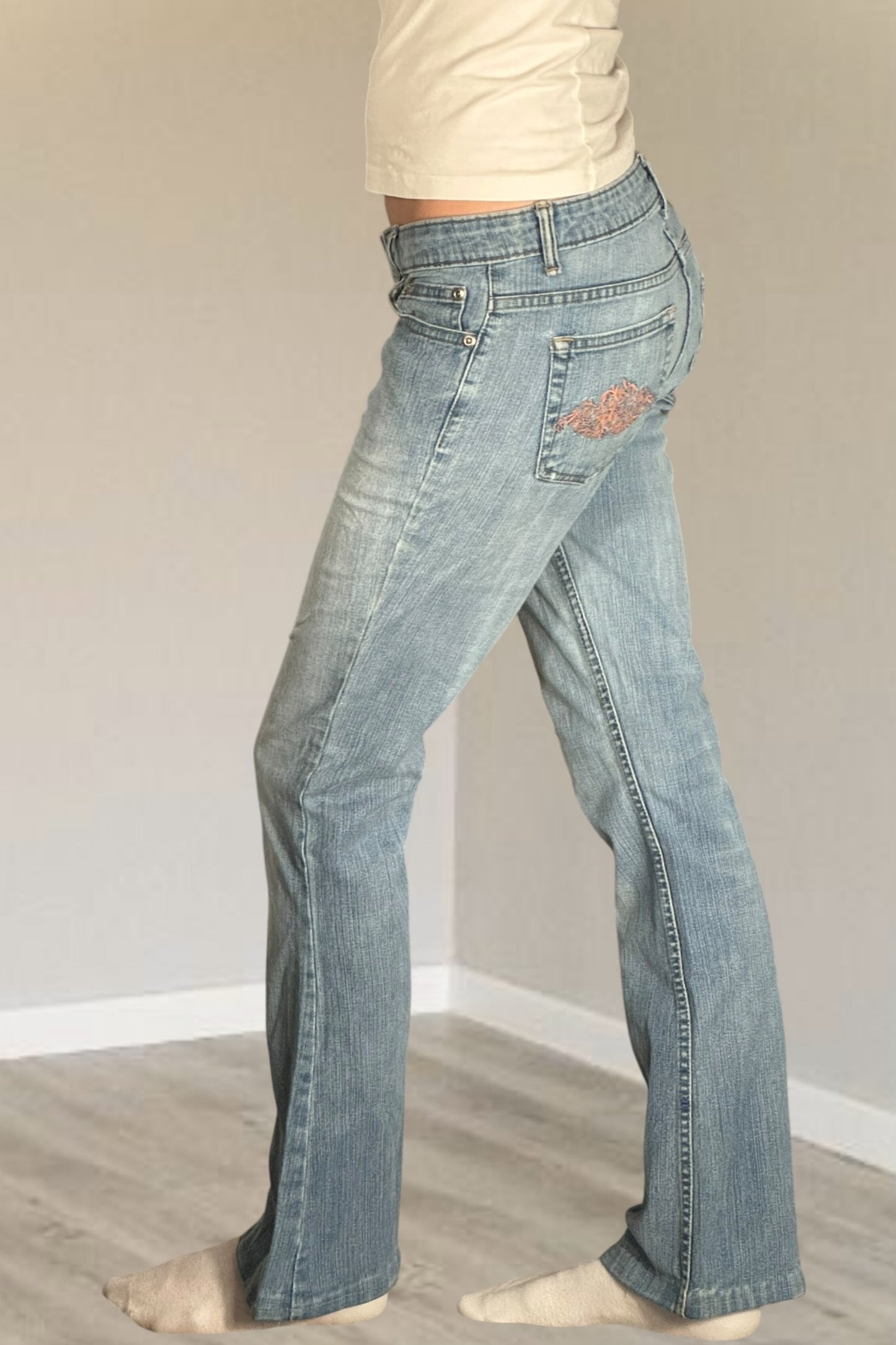 Lågmidjade jeans stl: XS