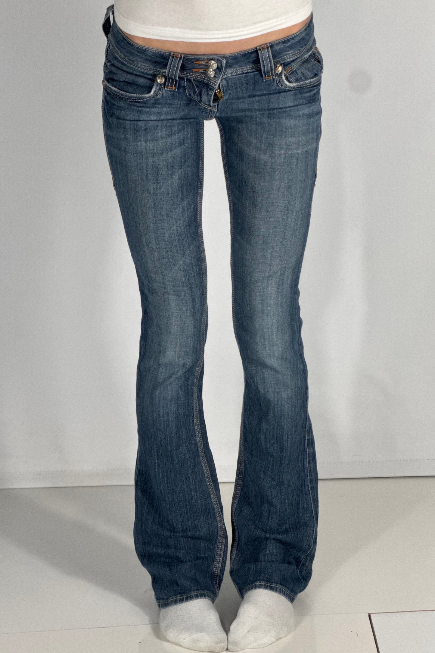 Lågmidjade jeans stl: XXS