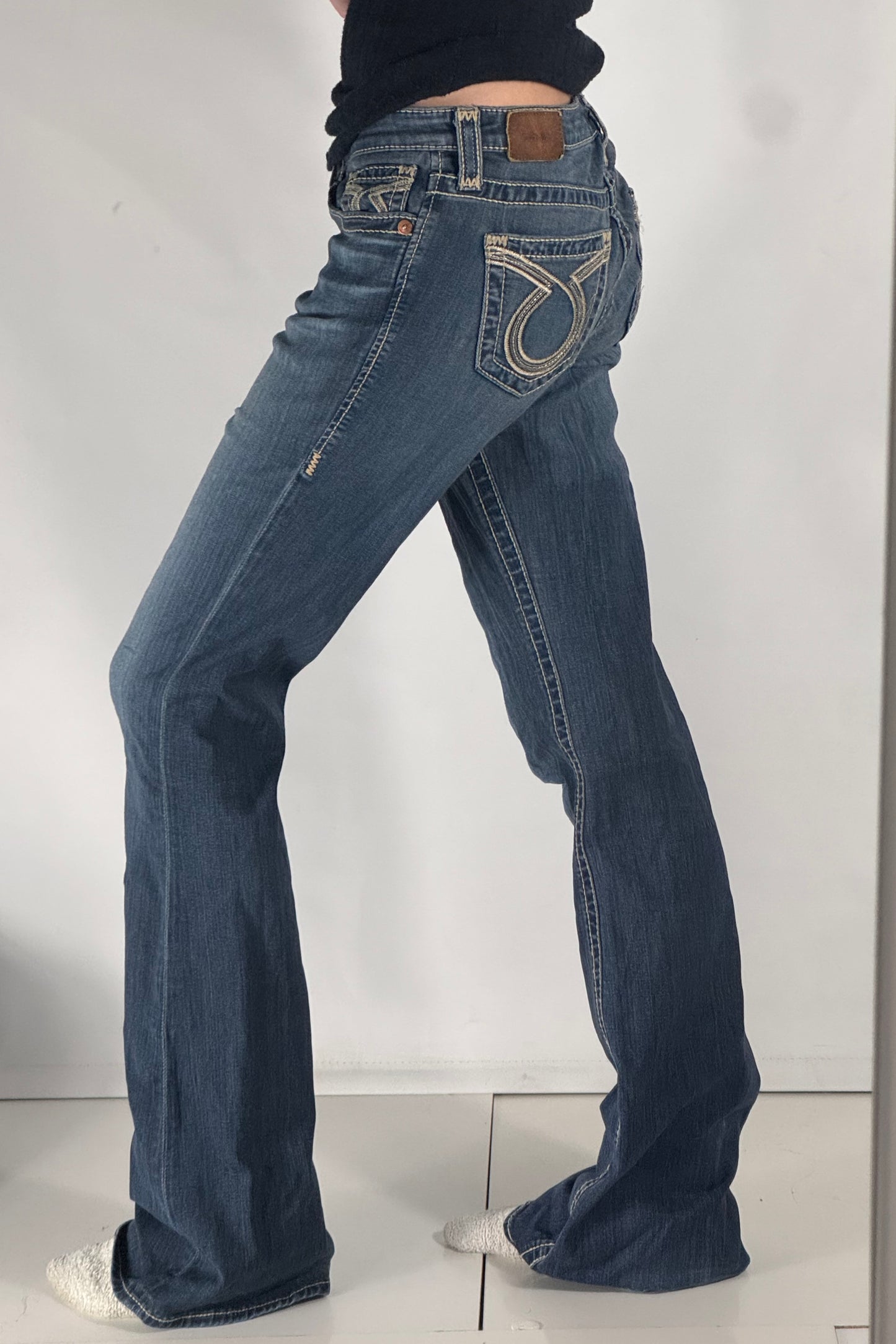 Lågmidjade jeans stl: S