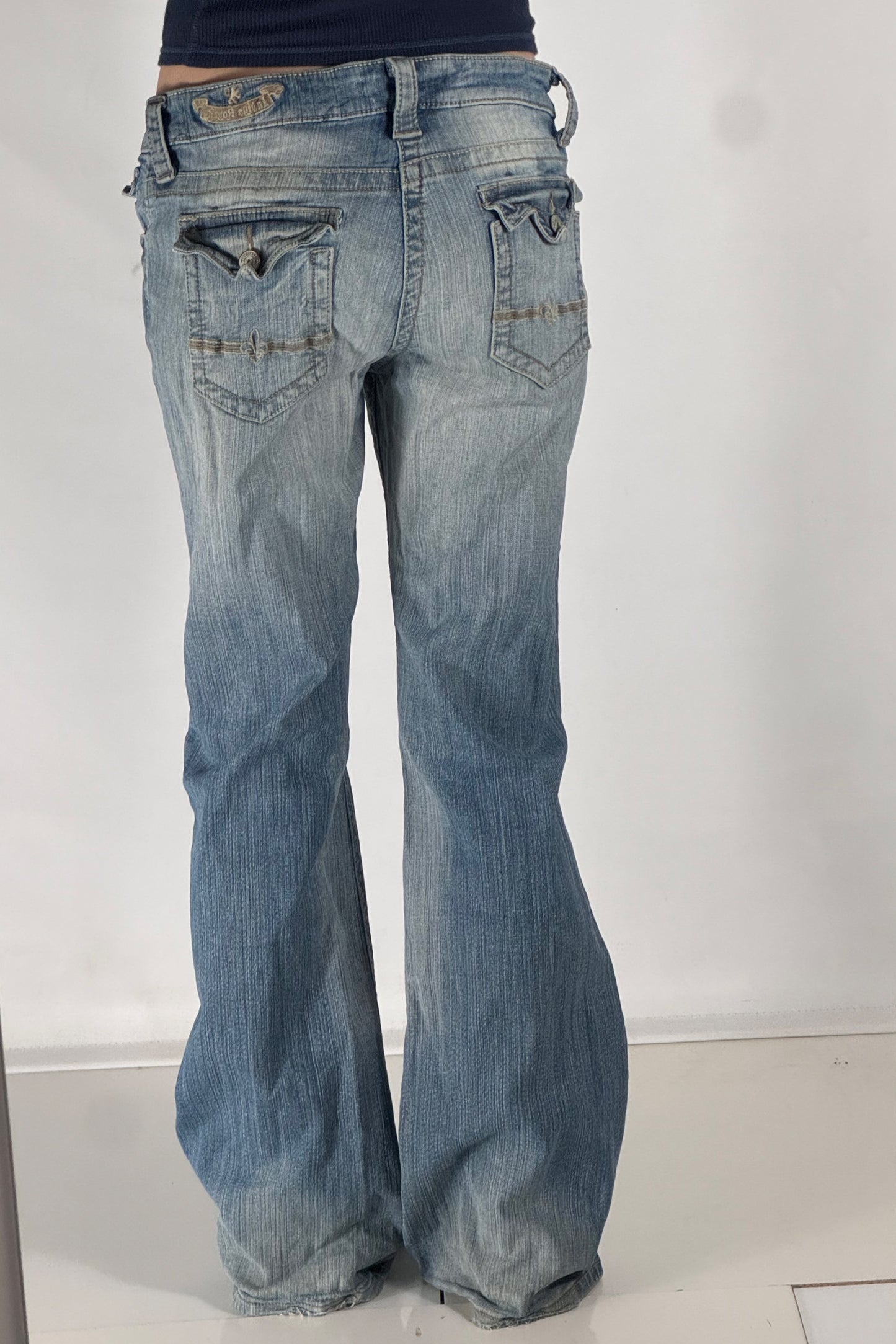 Lågmidjade jeans stl: M