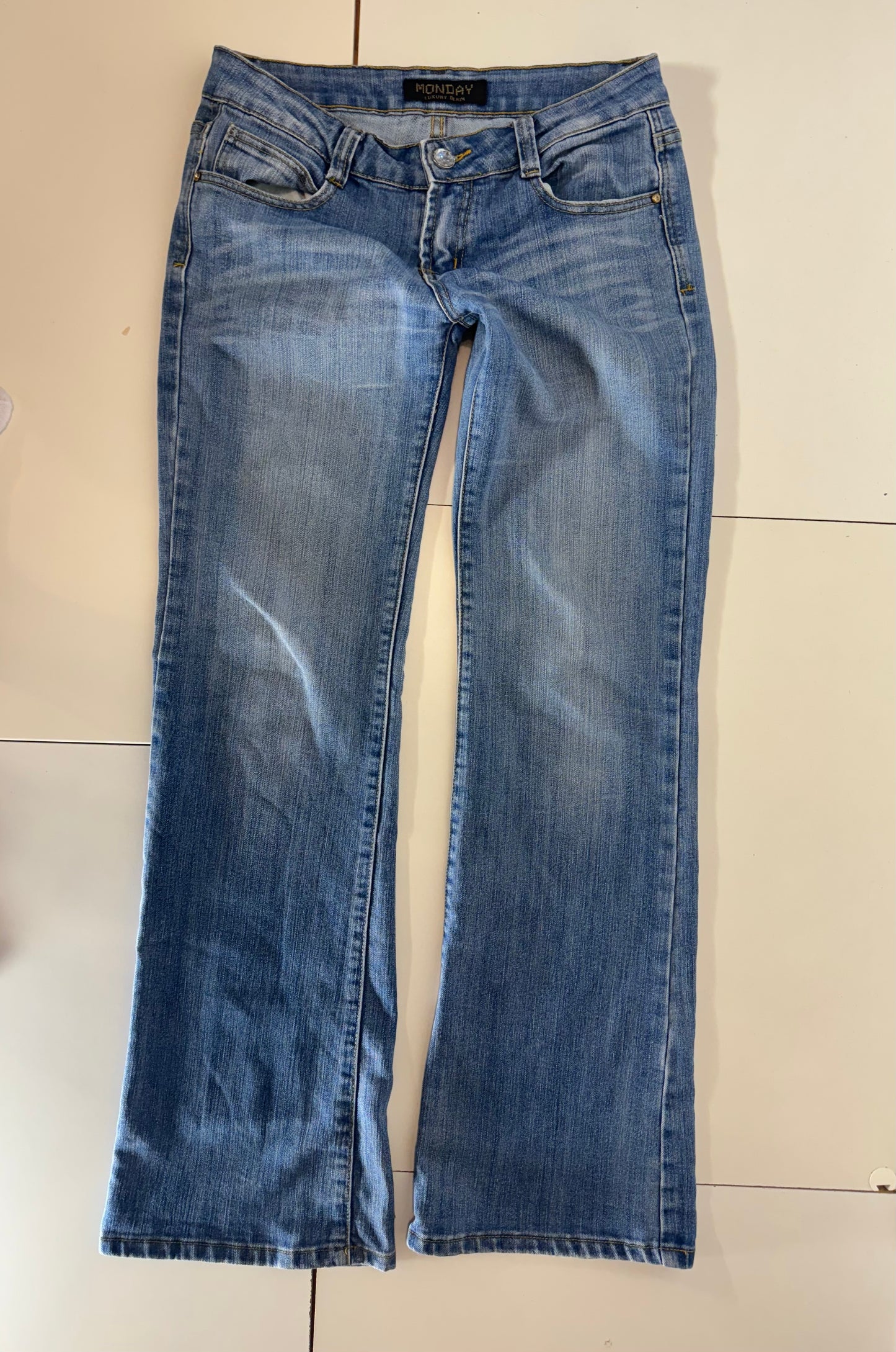 Lågmidjade jeans stl: S