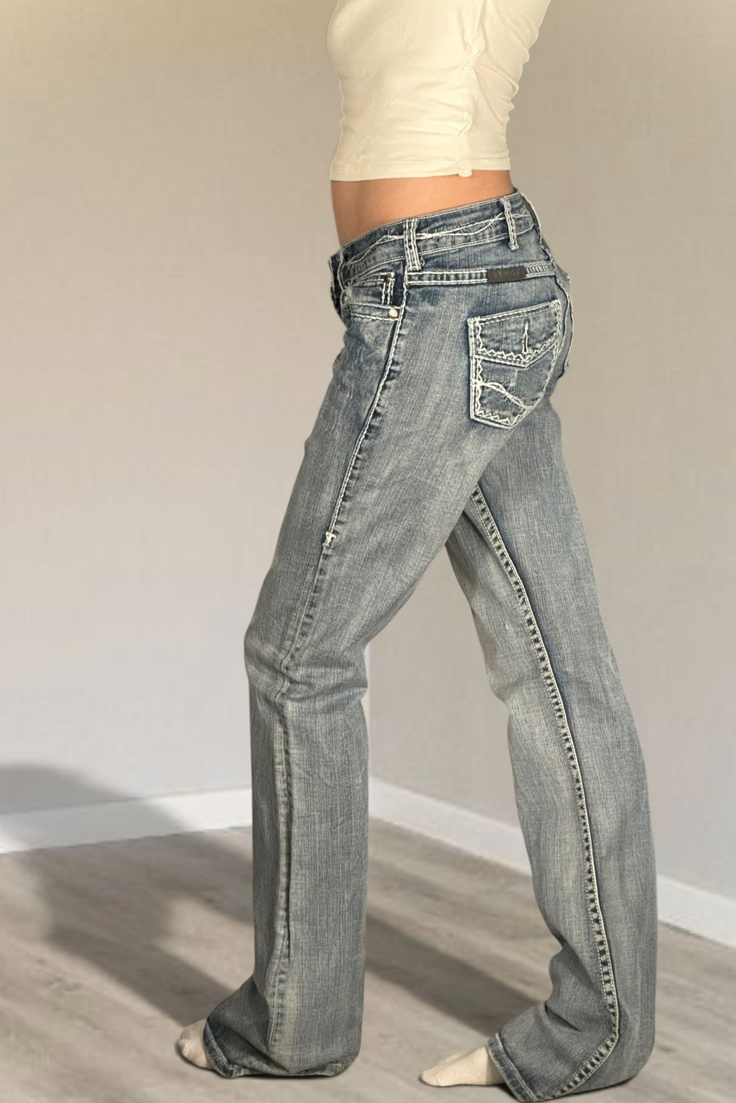 Lågmidjade jeans stl: XS/S