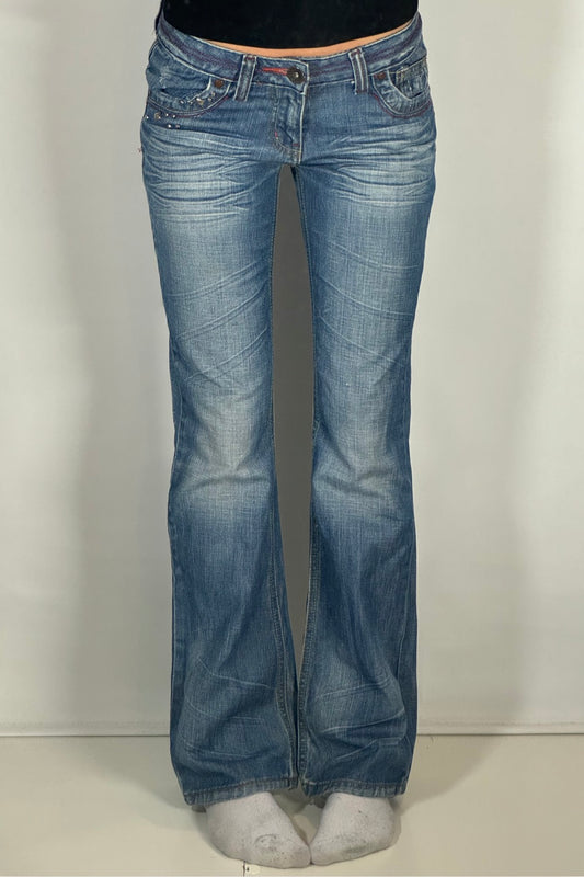 Lågmidjade jeans stl: XS