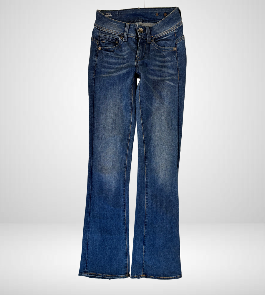 Lågmidjade jeans–stl: XXS