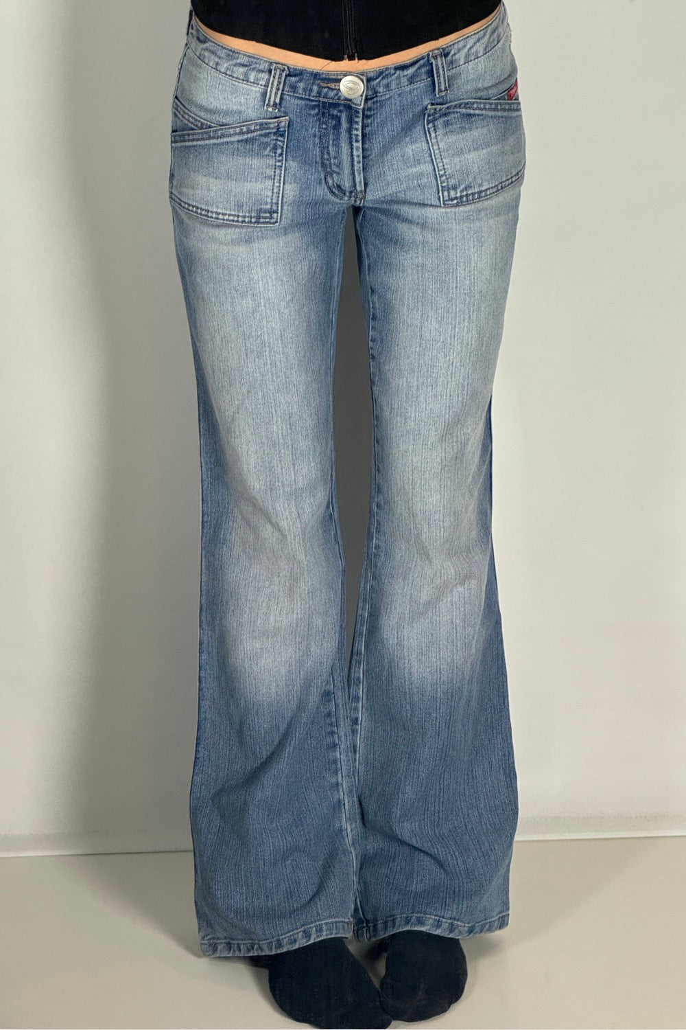 Lågmidjade jeans stl: S