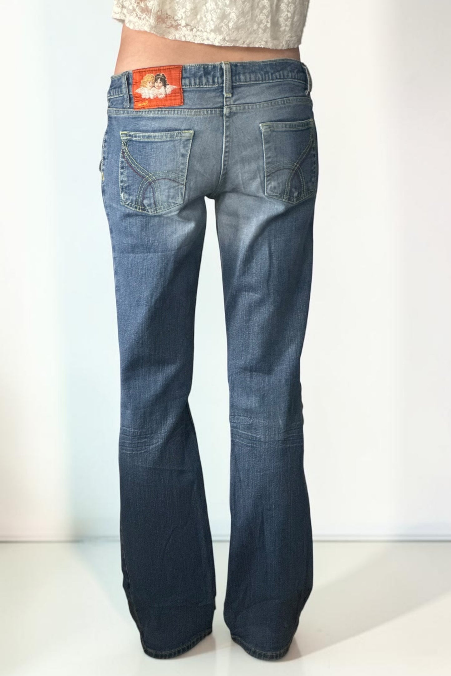 Lågmidjade jeans stl: S