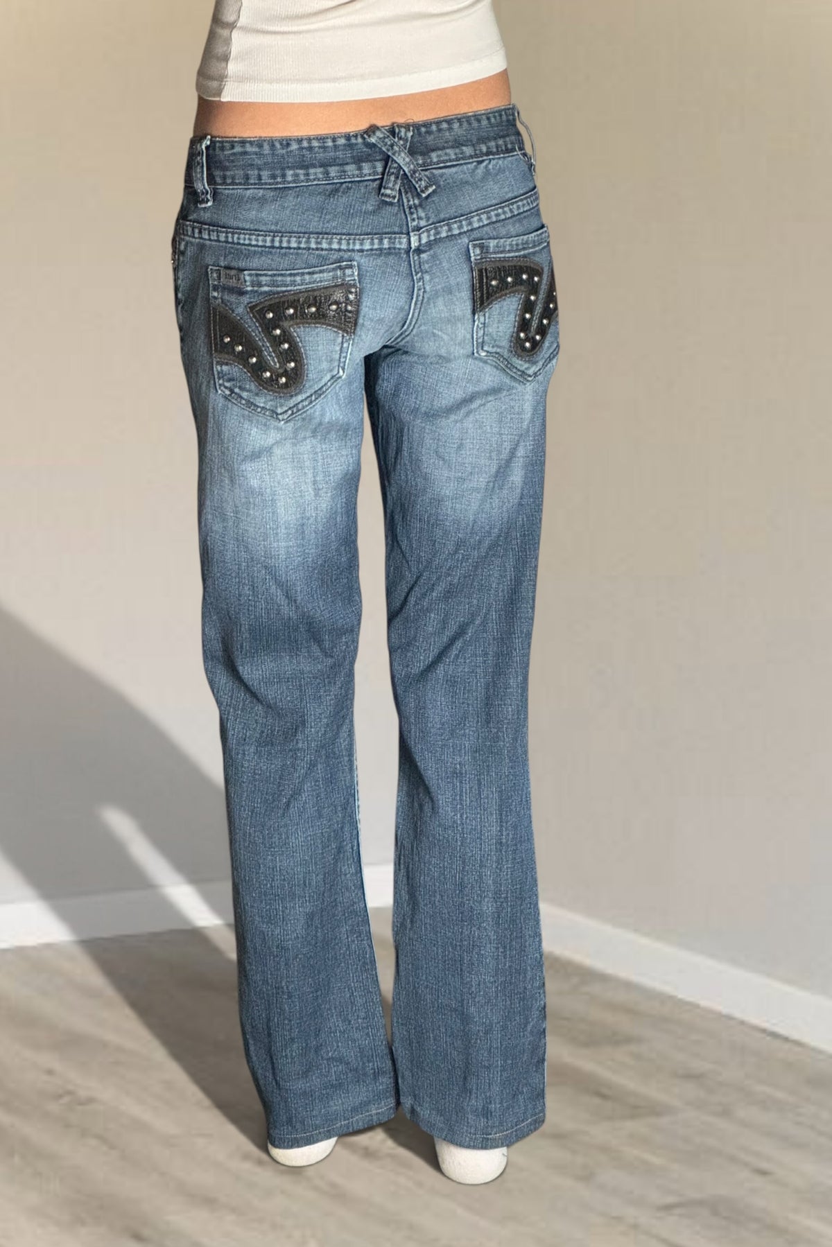 Lågmidjade jeans stl: XS