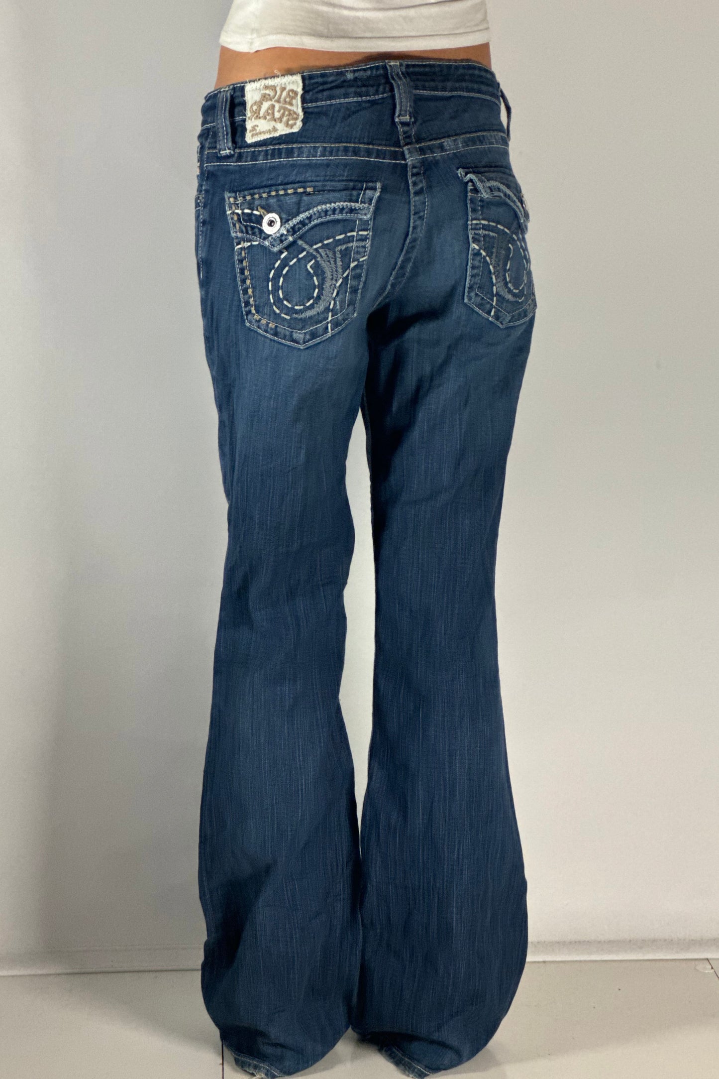 Lågmidjade jeans stl: S/M