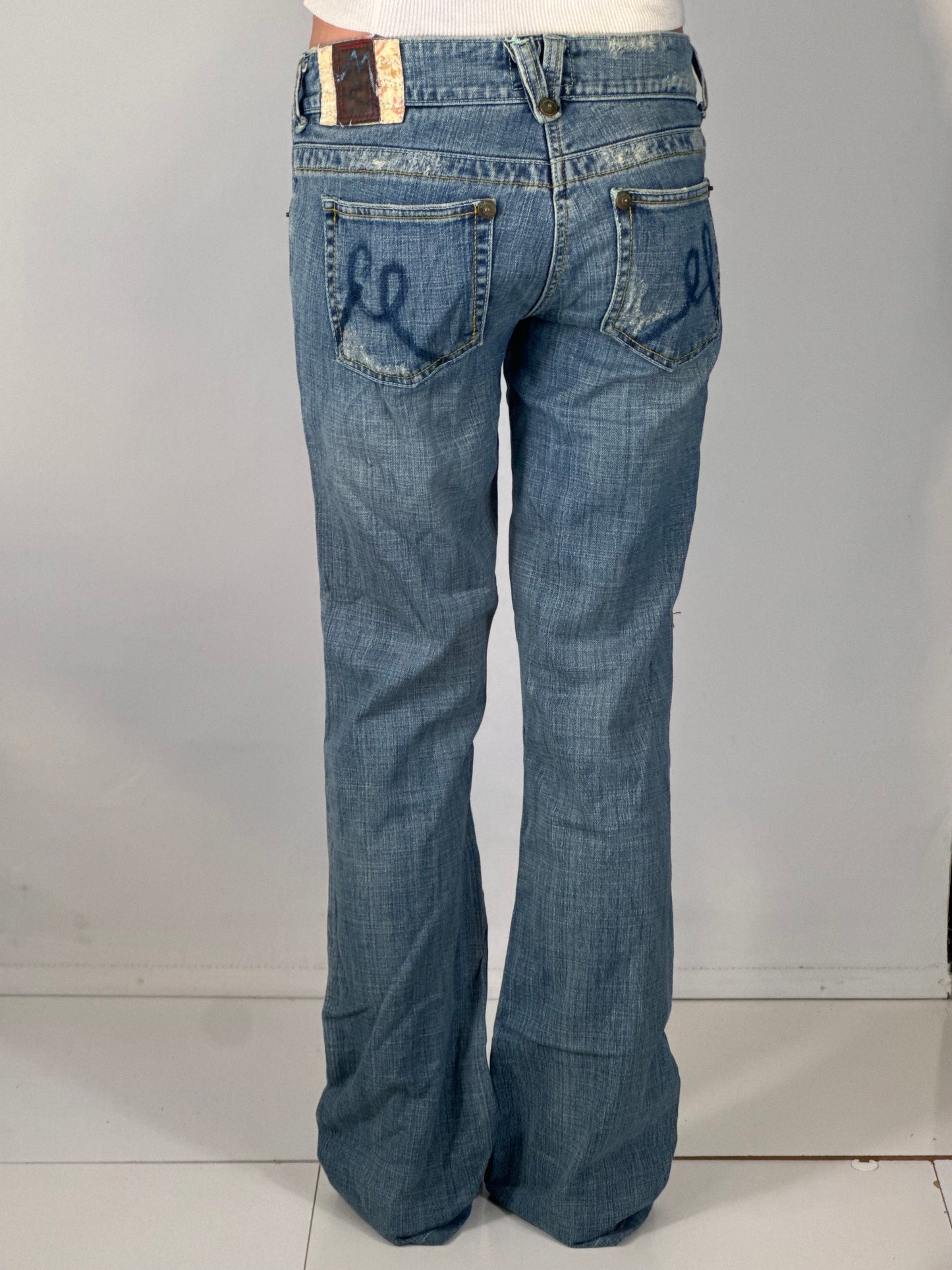 Lågmidjade jeans stl: S