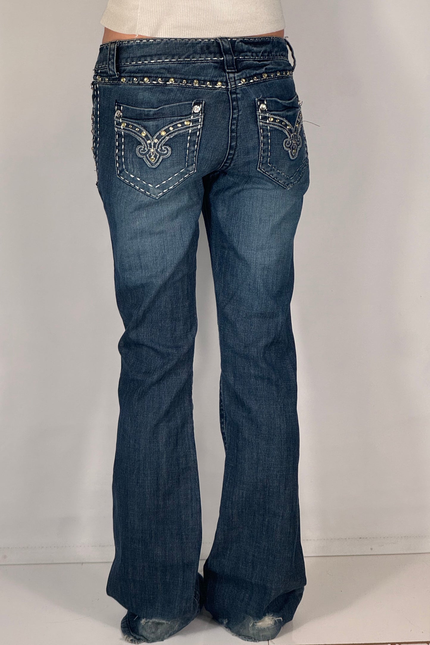 Lågmidjade jeans stl: XS