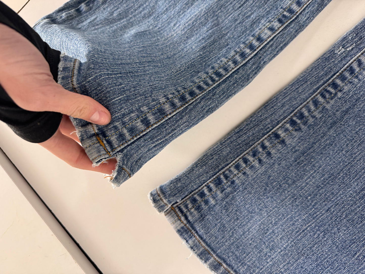Lågmidjade jeans stl: S