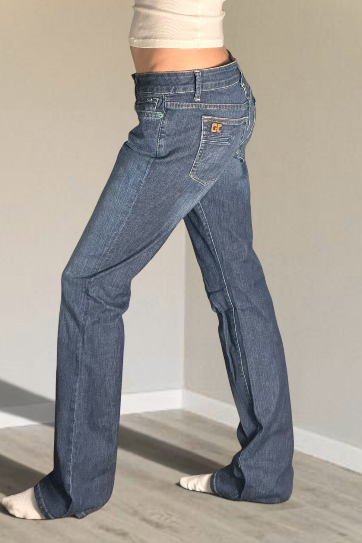 Lågmidjade jeans stl: S