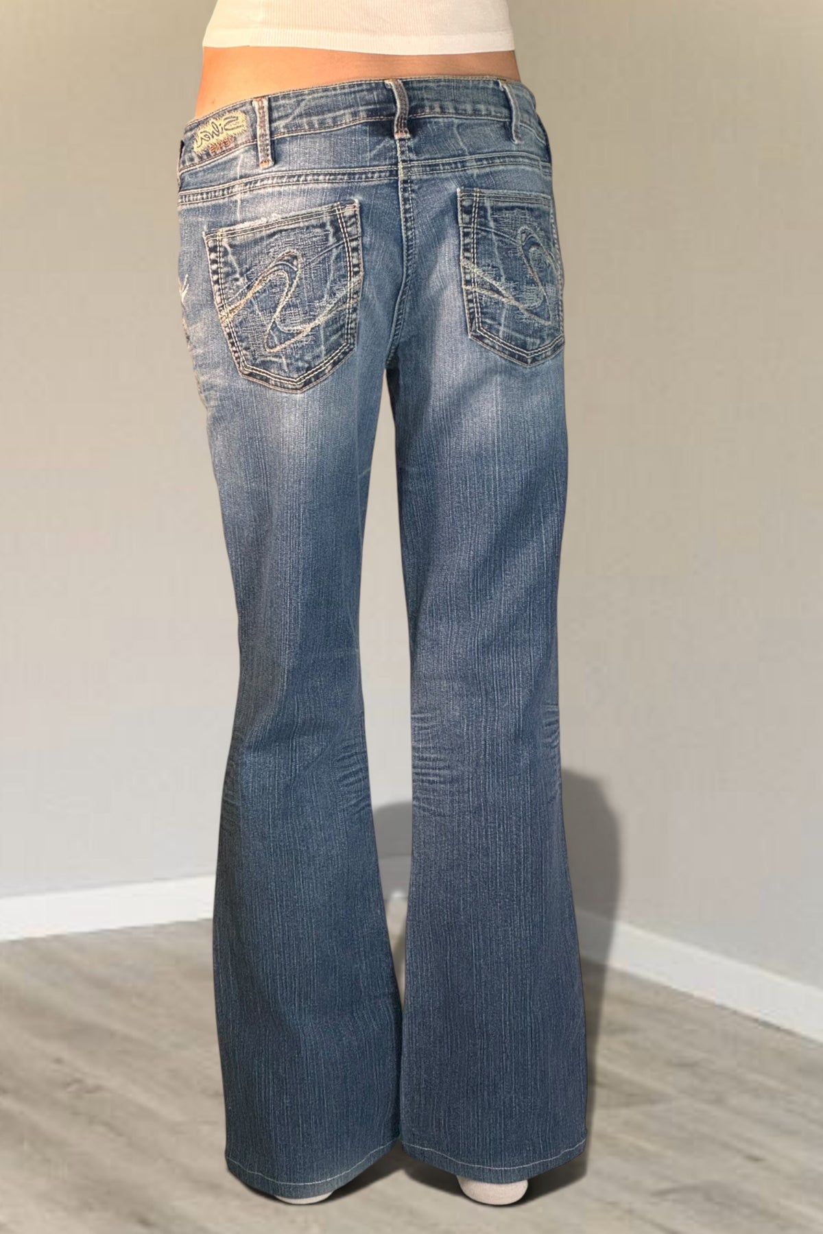 Lågmidjade jeans stl: M