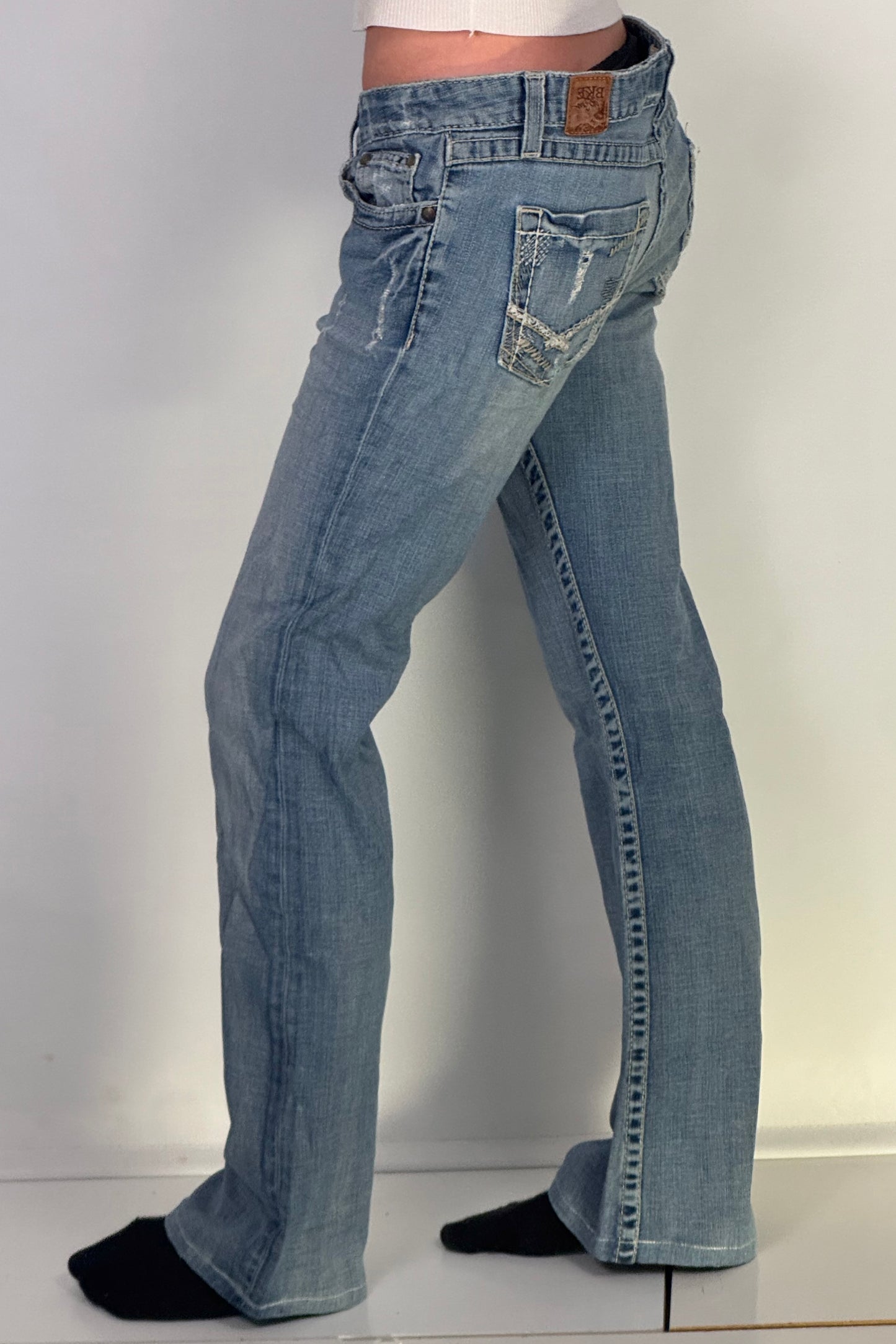 Lågmidjade jeans stl: S/M
