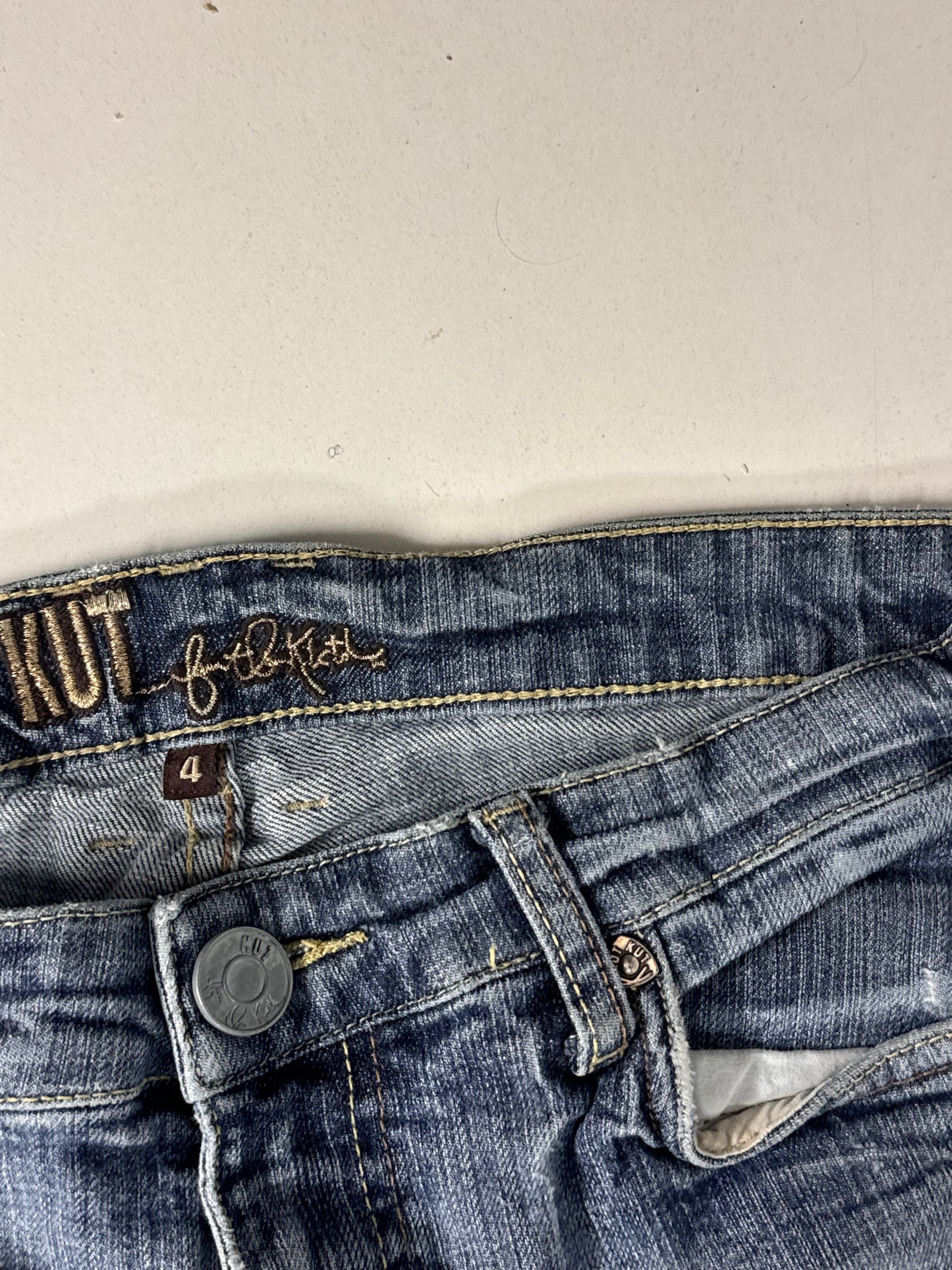 Utsvängda jeans stl: XS/S