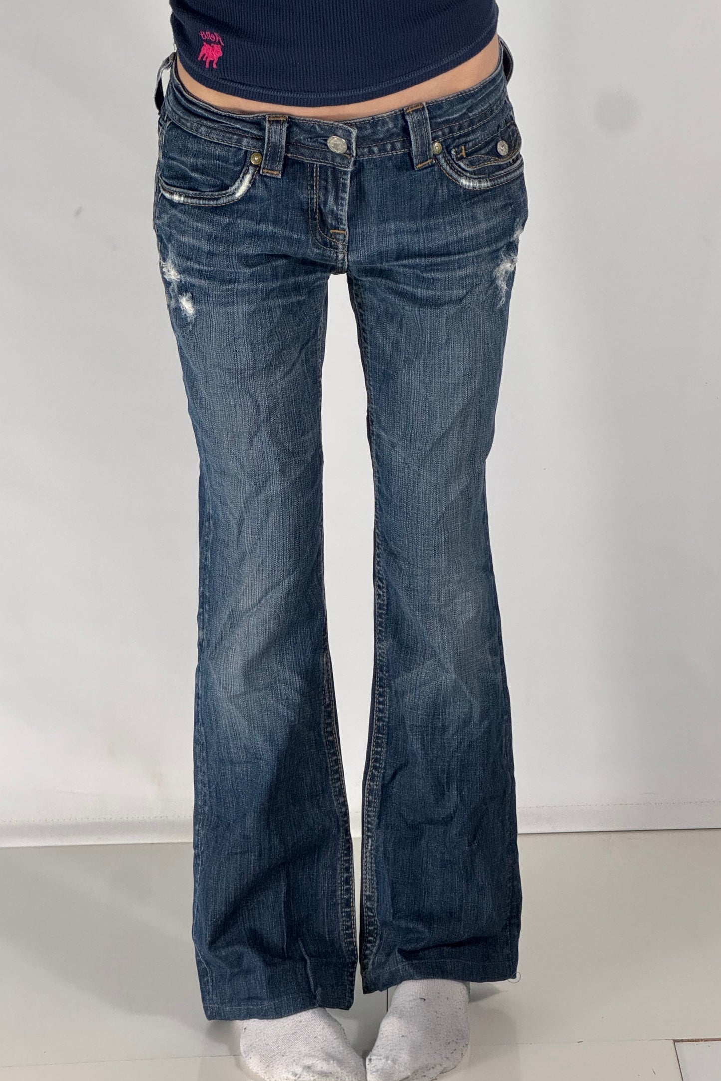 Lågmidjade jeans stl: S