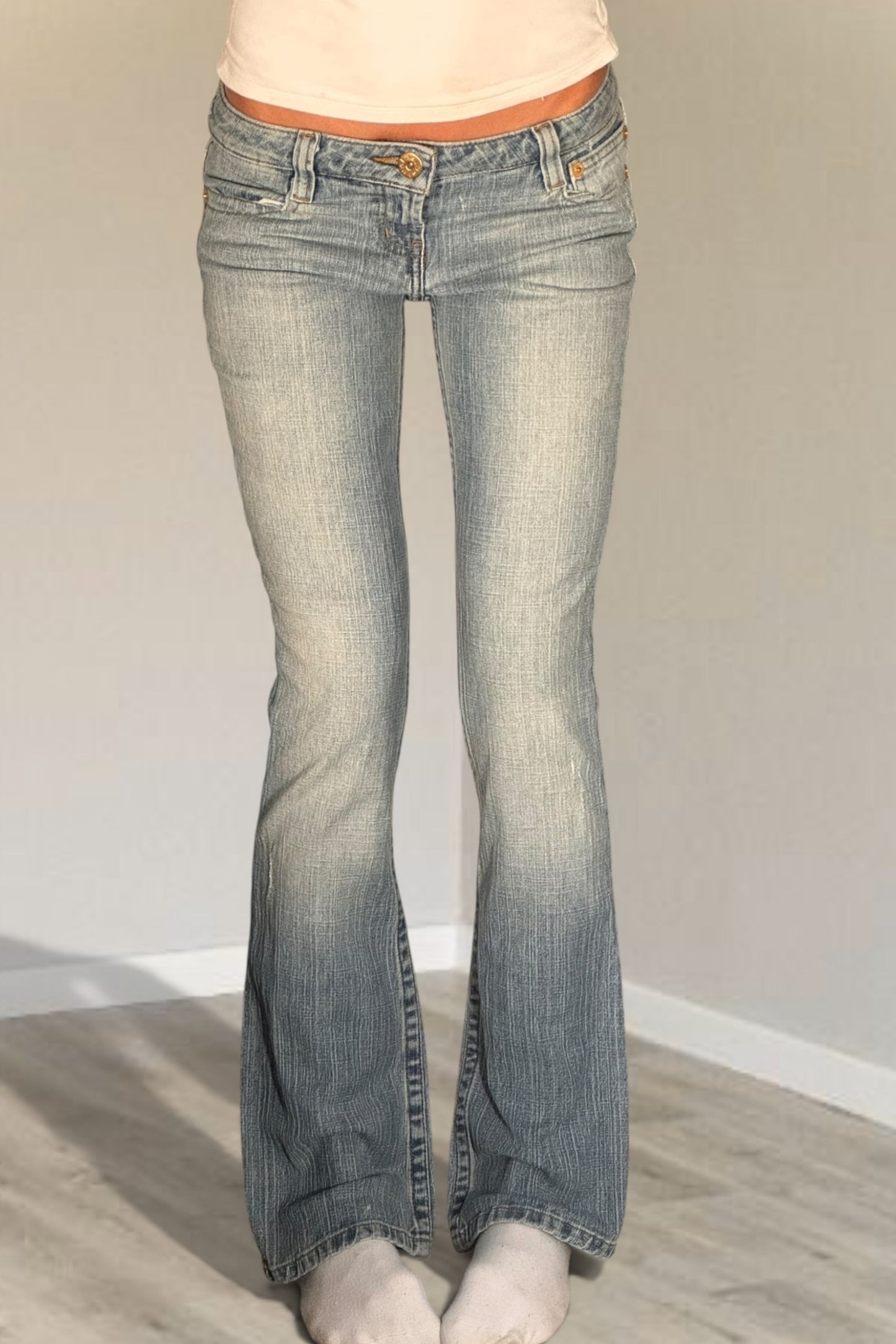 Lågmidjade jeans stl: XS