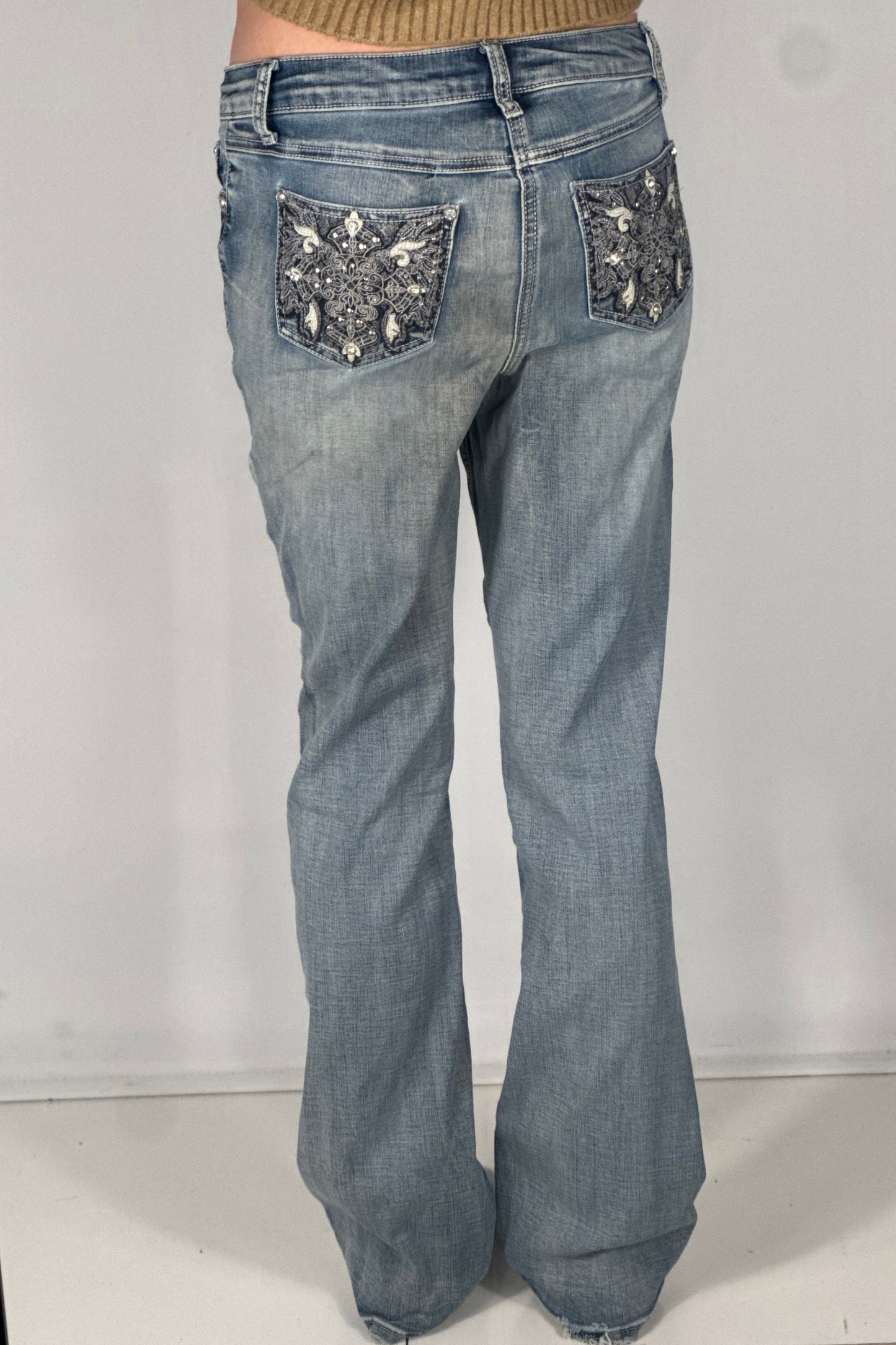 Lågmidjade jeans stl: XS