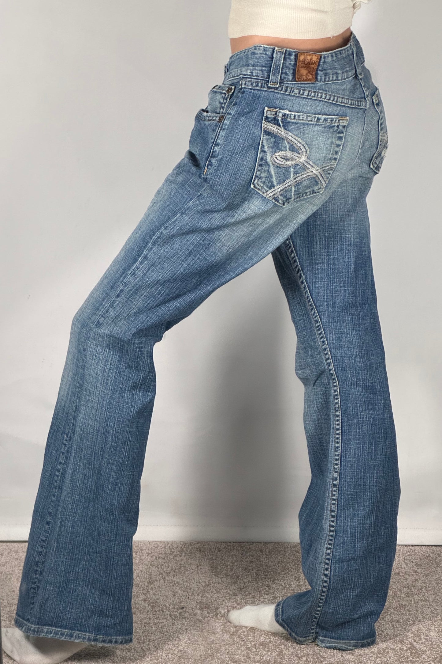 Lågmidjade jeans stl: M