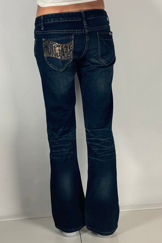 Lågmidjade jeans stl: XS