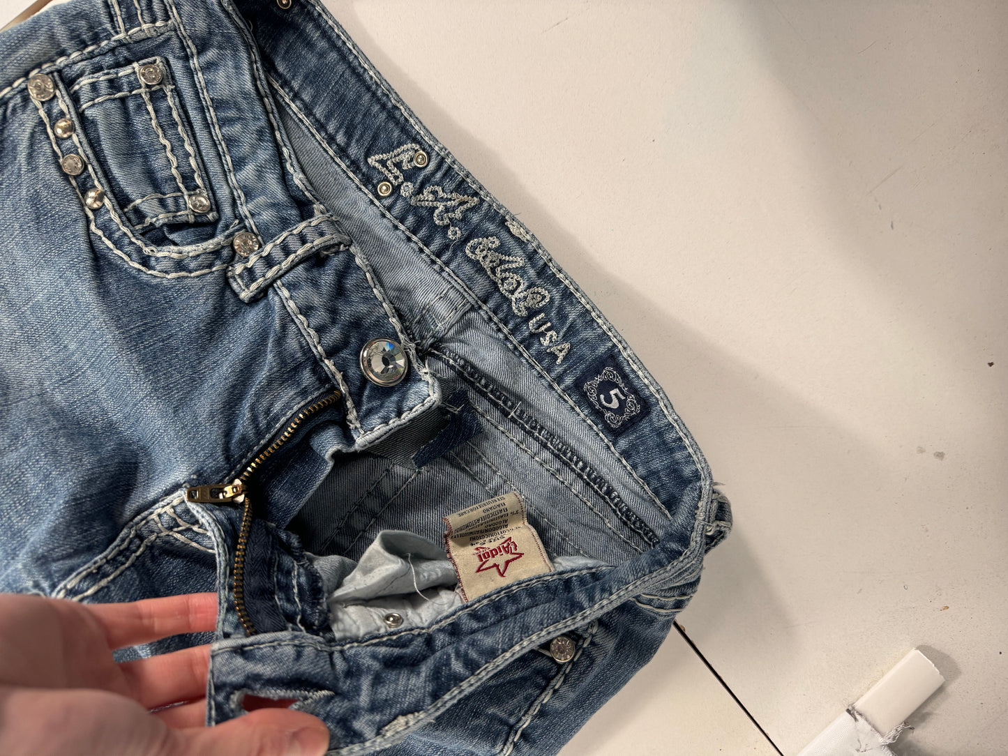 Lågmidjade jeans stl: XXS