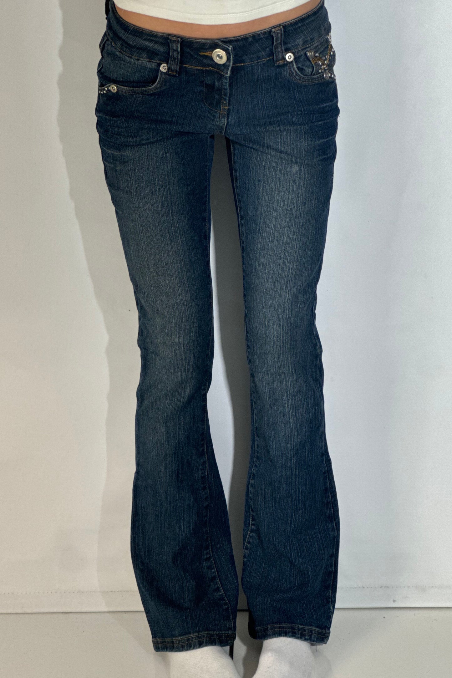 Lågmidjade jeans stl: XS