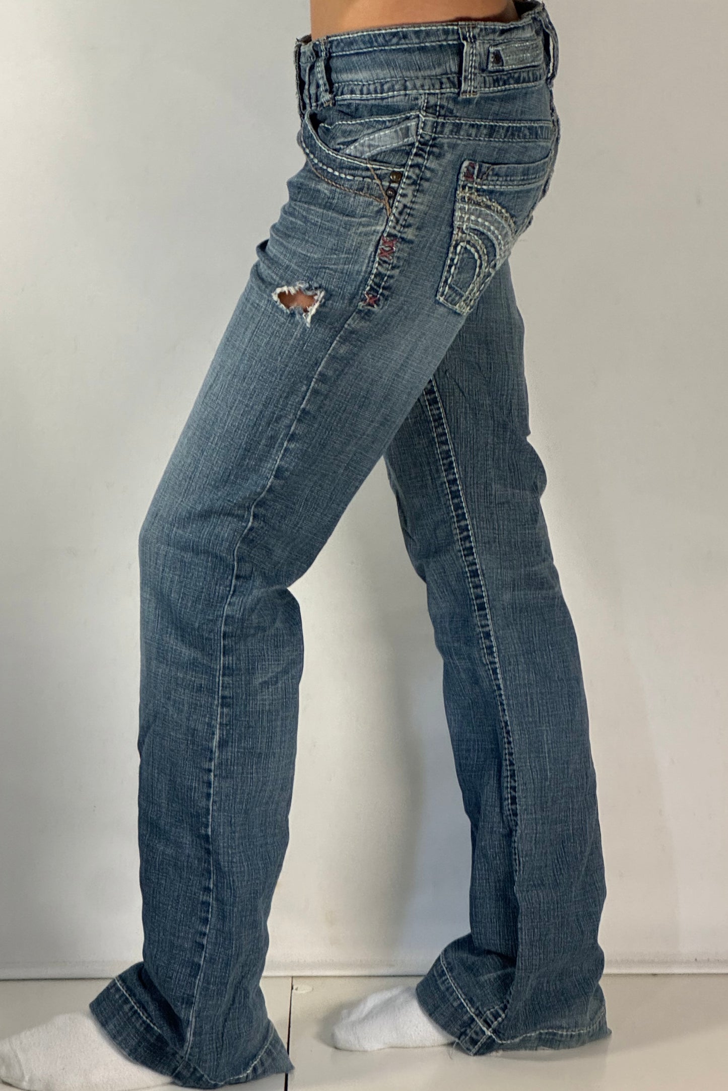 Lågmidjade jeans stl: S
