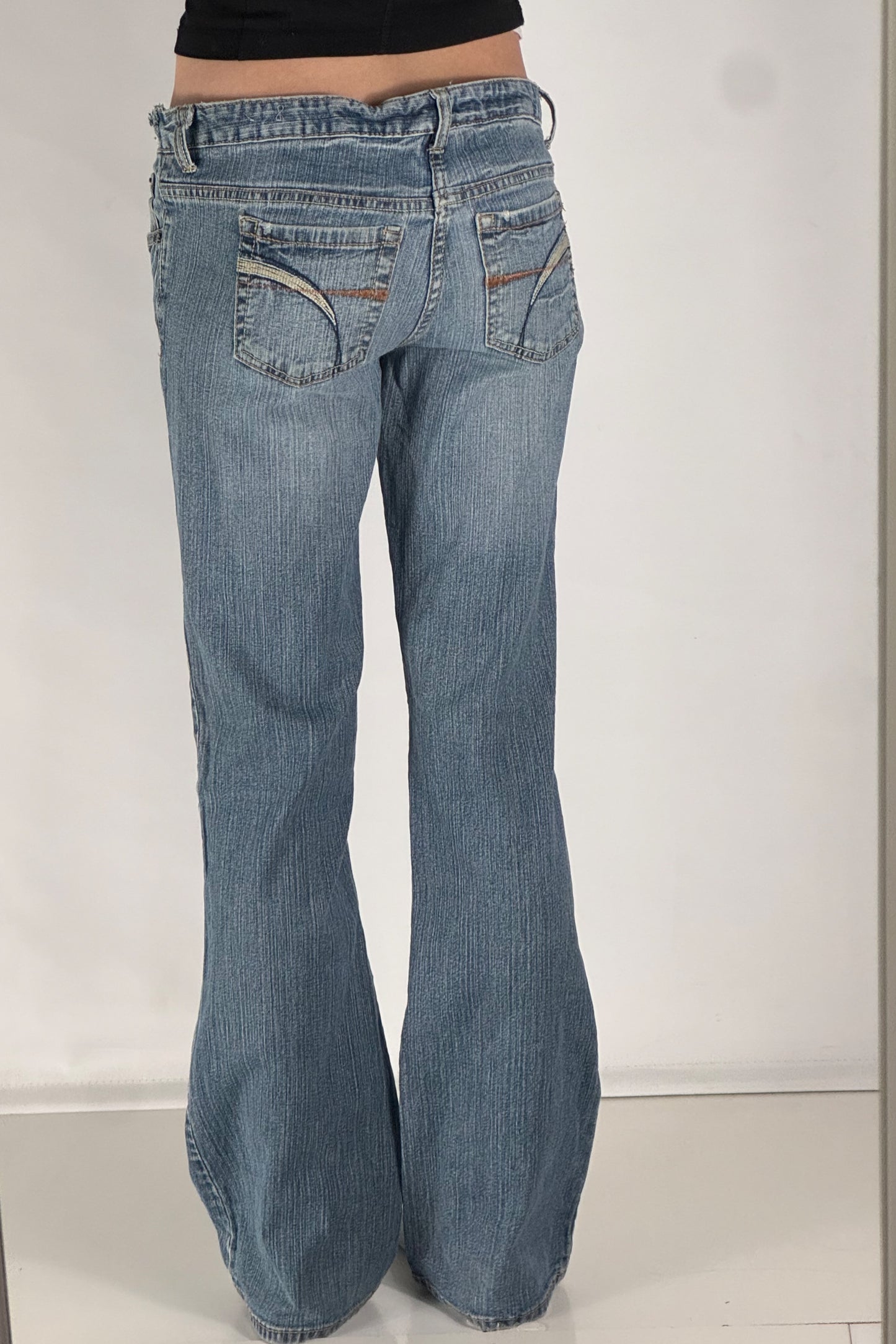 Lågmidjade jeans stl: S/M