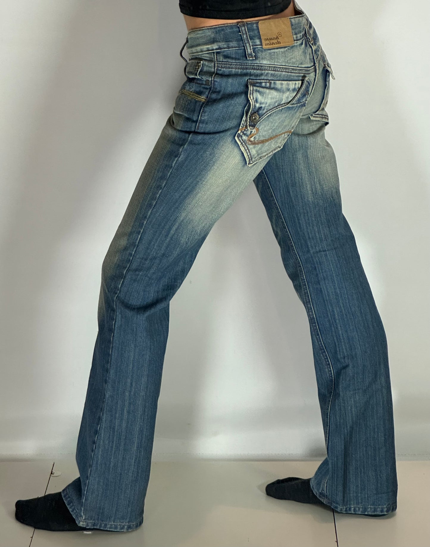 Lågmidjade jeans stl: S