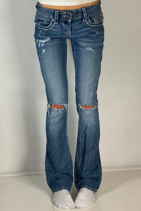Lågmidjade jeans stl: XS