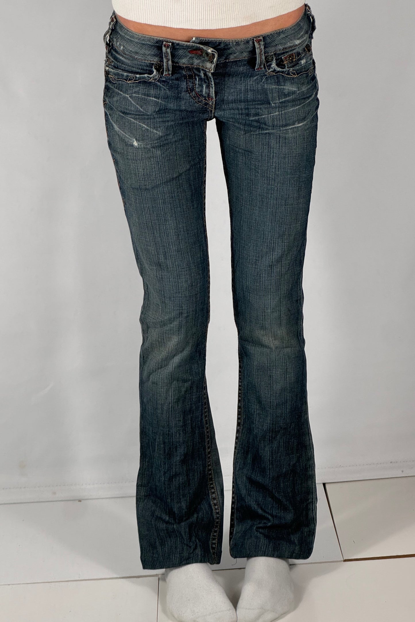 Lågmidjade jeans stl: XXS