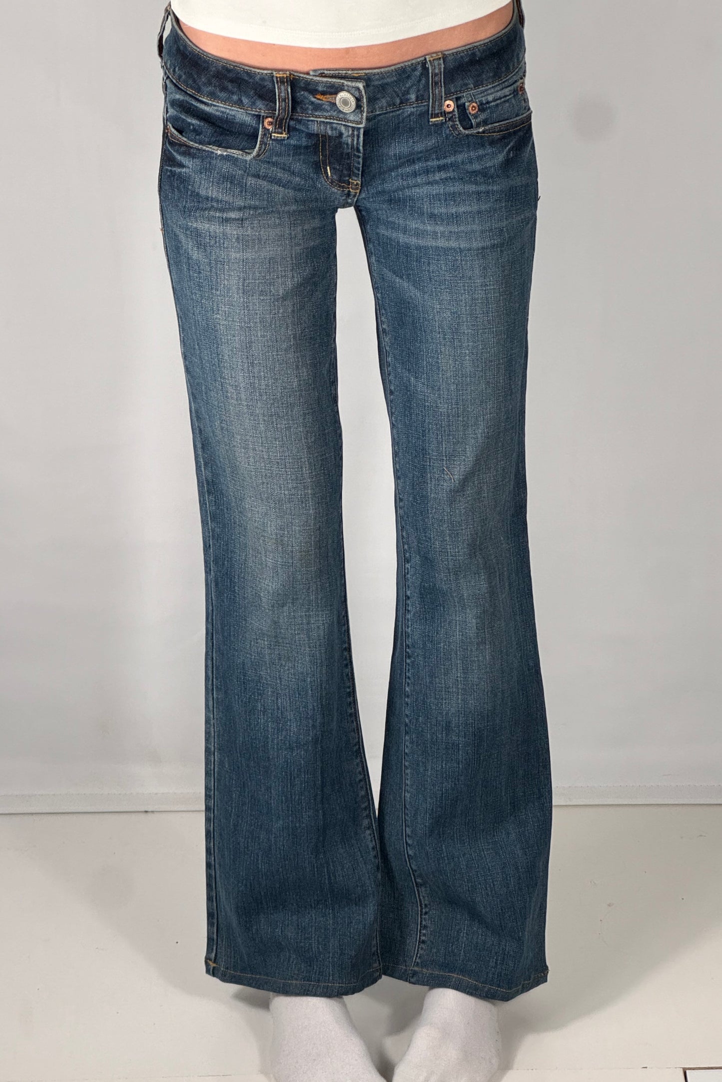 Lågmidjade jeans stl: S