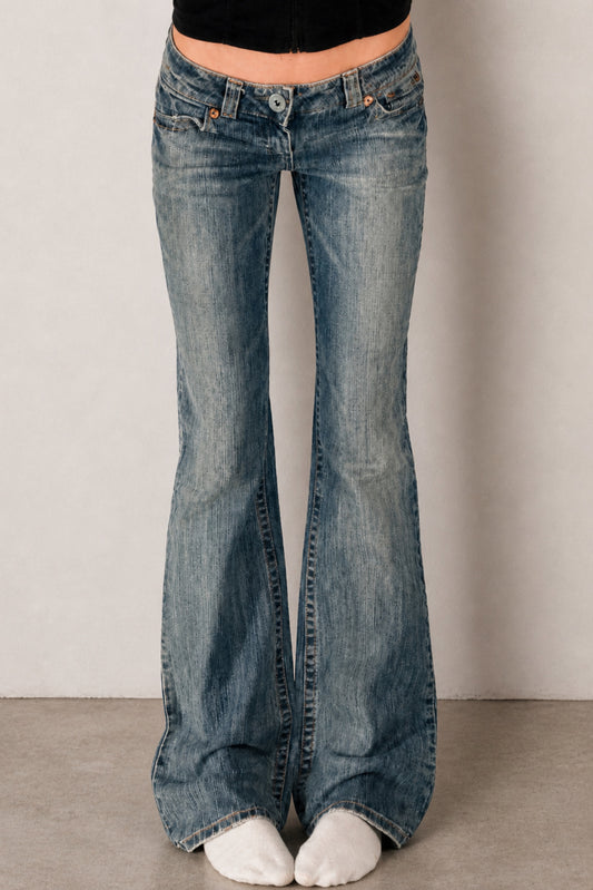 Lågmidjade jeans stl: S