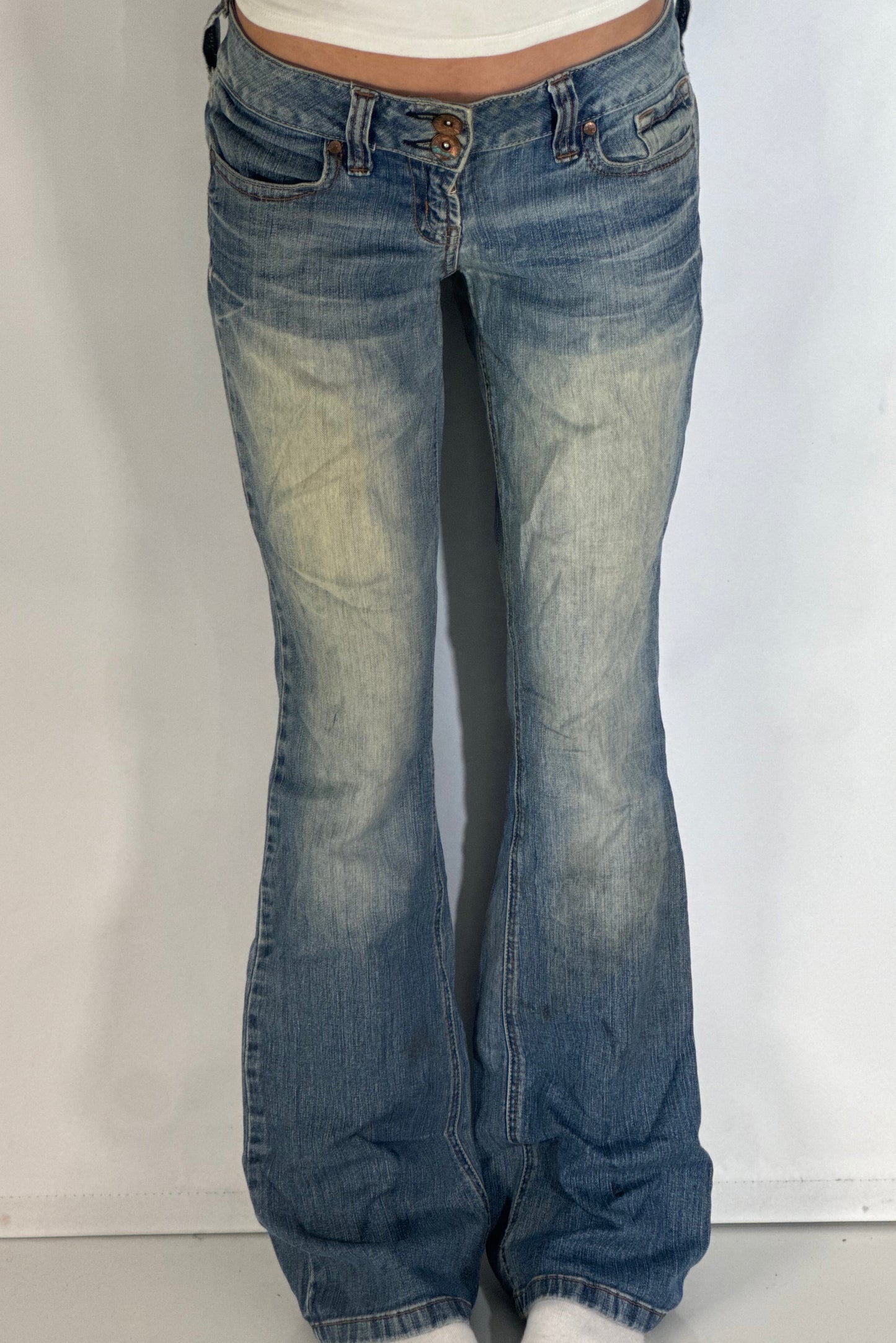 Lågmidjade jeans stl: XXS