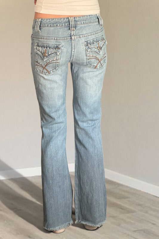 Lågmidjade jeans stl: XS