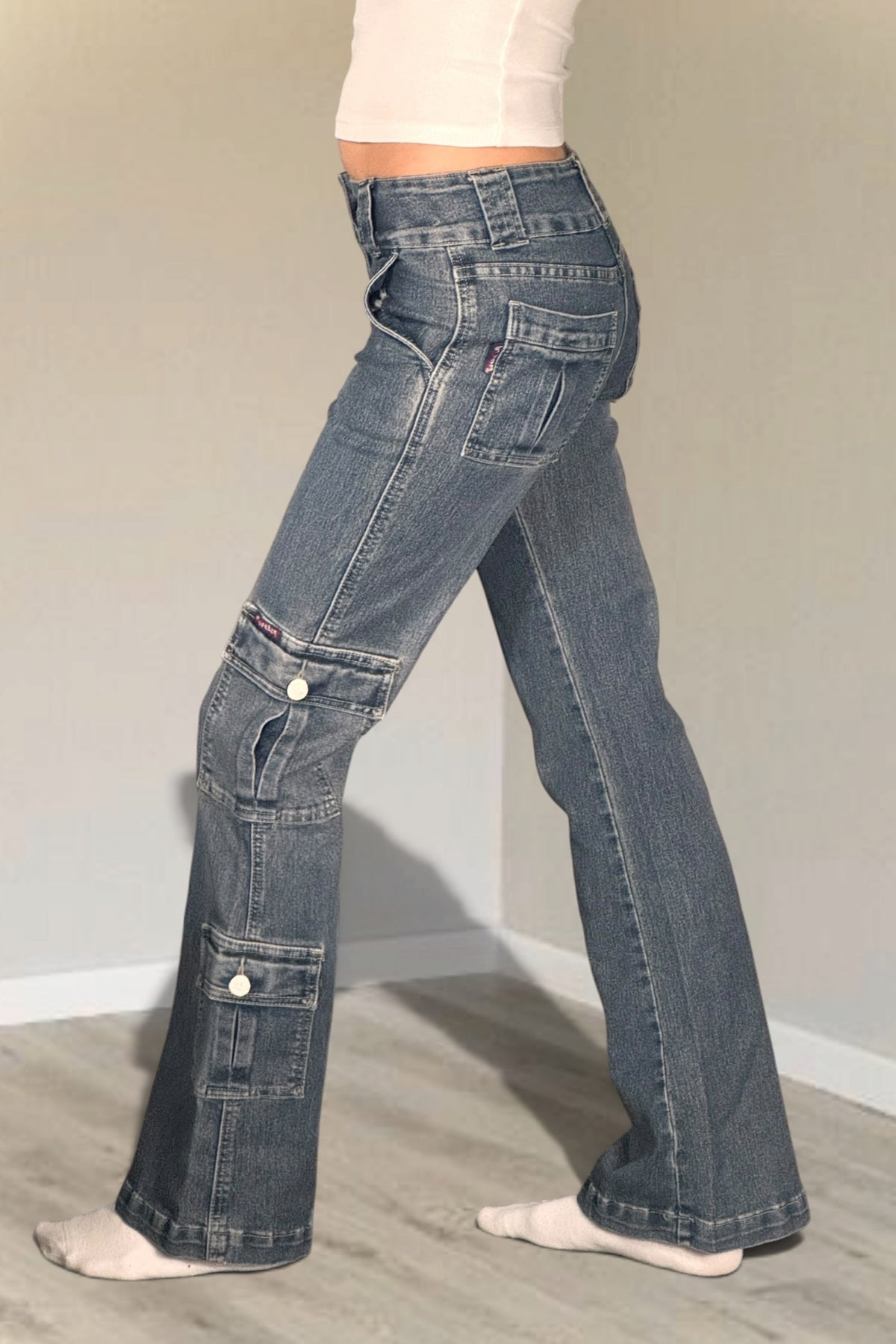 Lågmidjade jeans stl: XXS