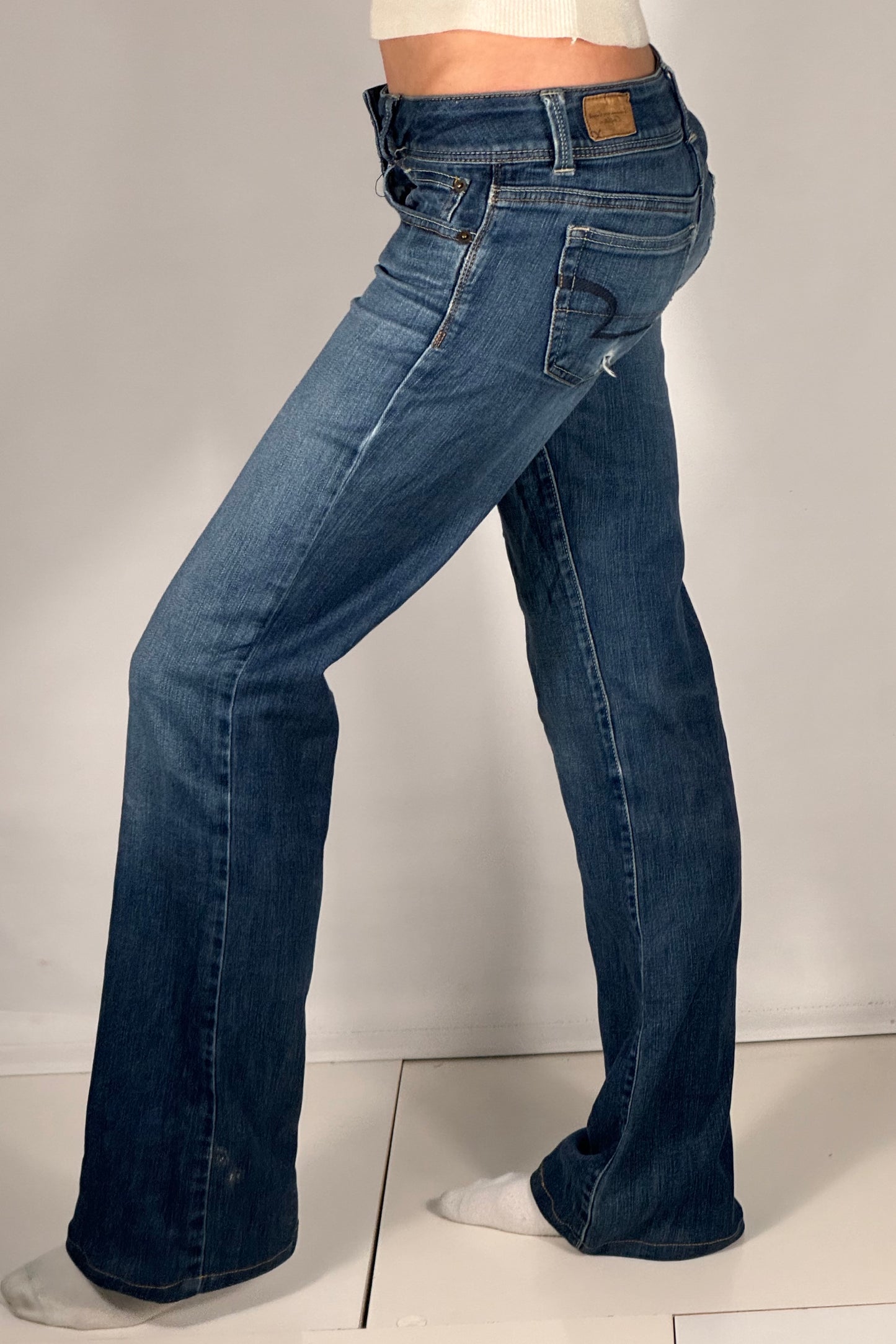 Lavlivede jeans str: XS
