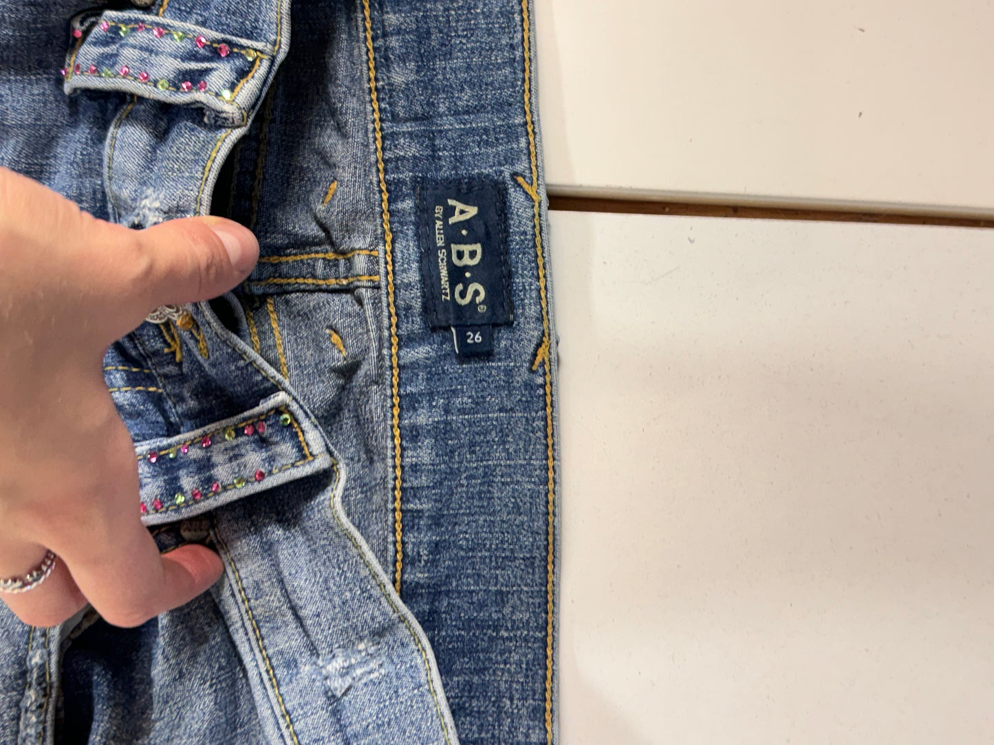 Lågmidjade jeans stl: XS
