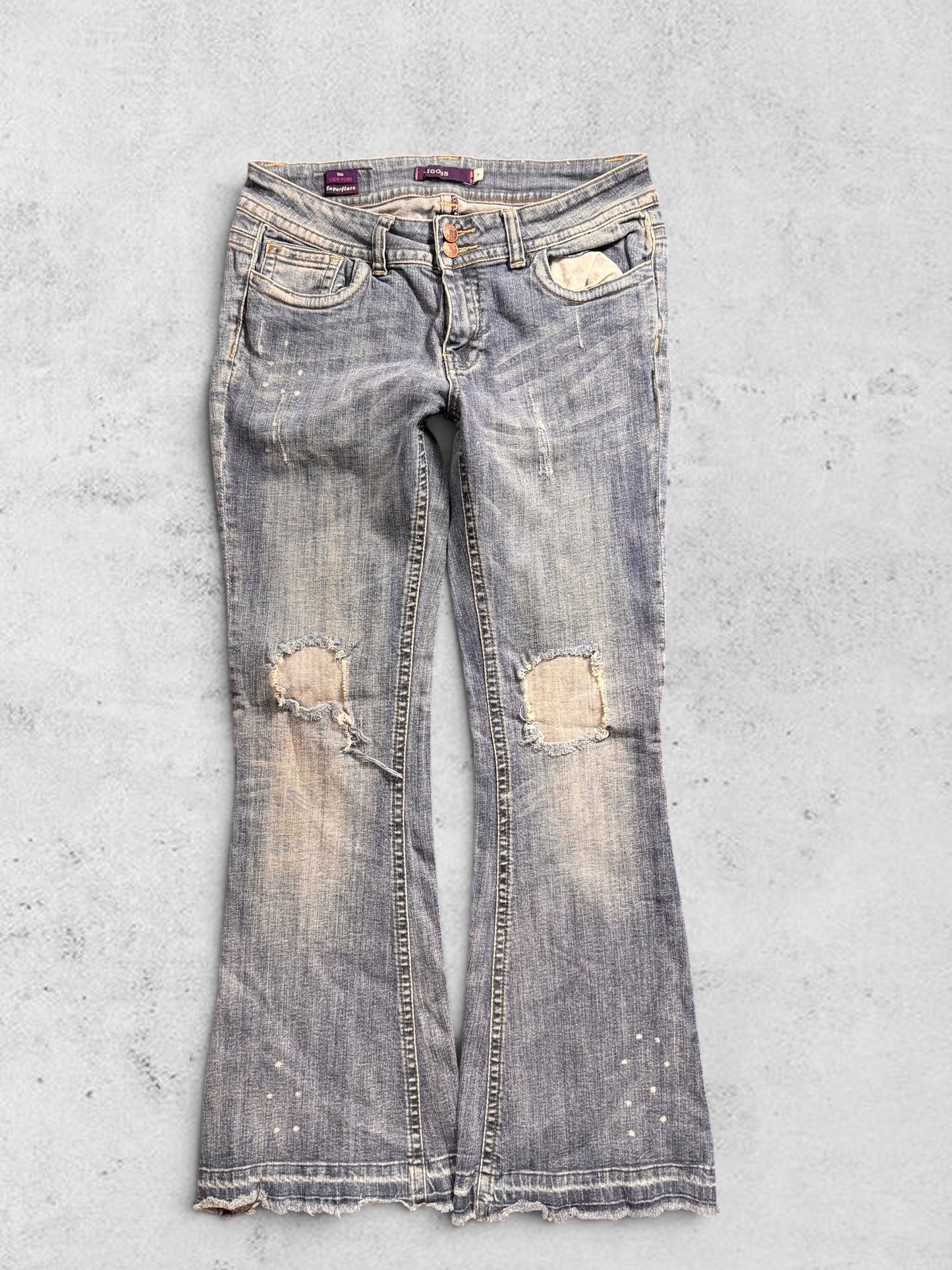 Lågmidjade jeans stl: S